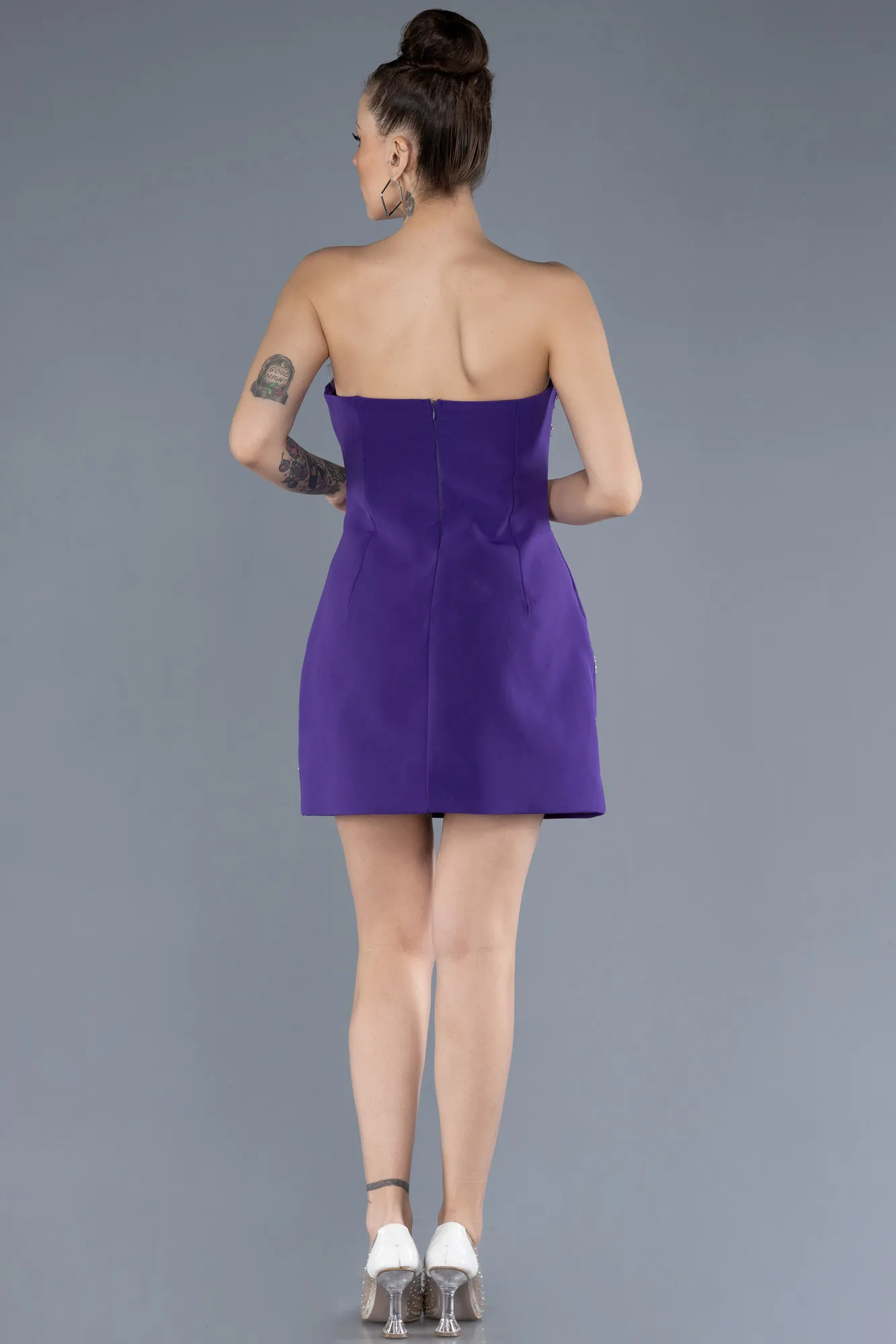 Purple-Short Party Dress ABK2232