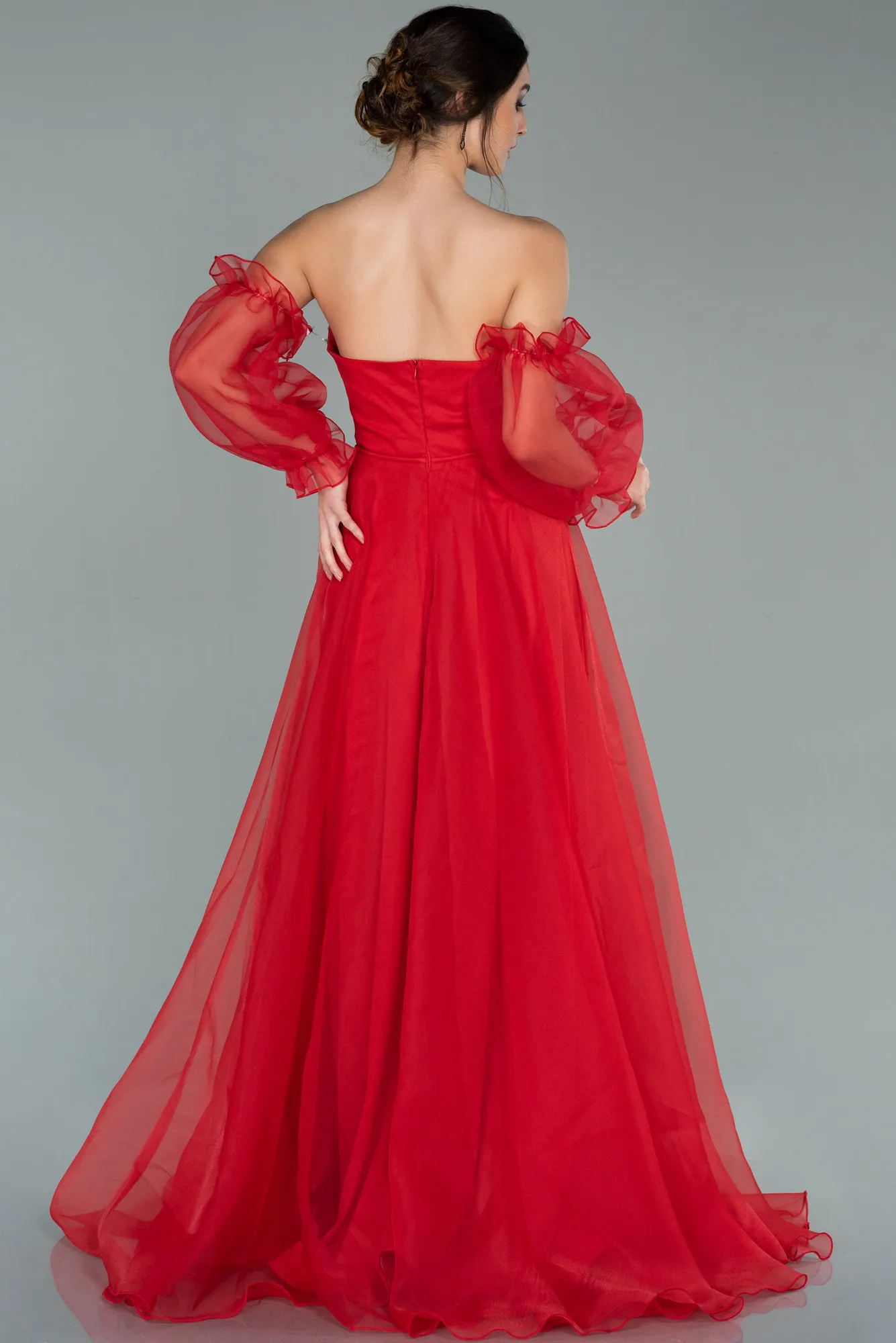 Red-Long Evening Dress ABU2076