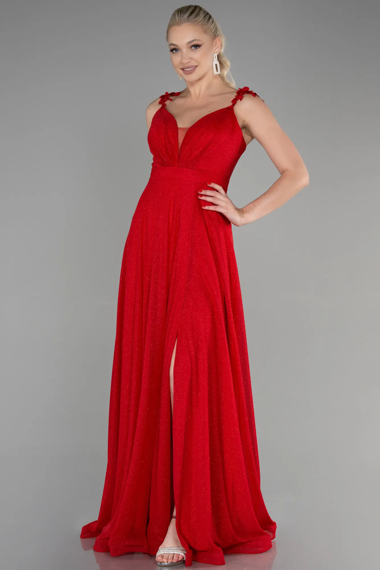 Red-Long Evening Dress ABU2307