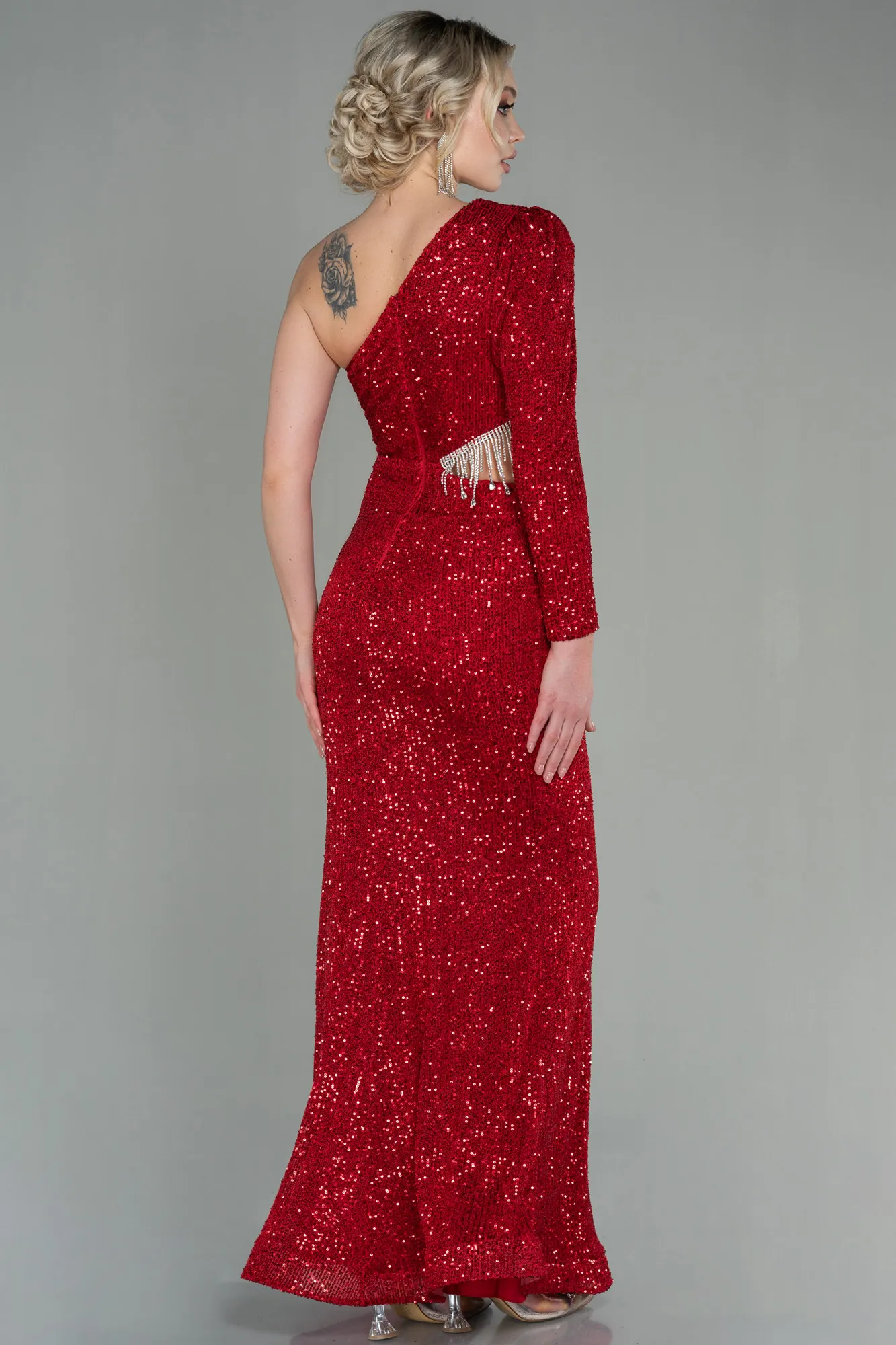 Red-Long Evening Dress ABU2749