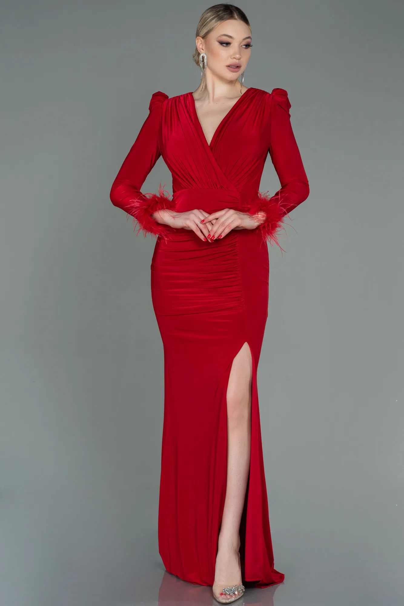 Red-Long Evening Dress ABU2804