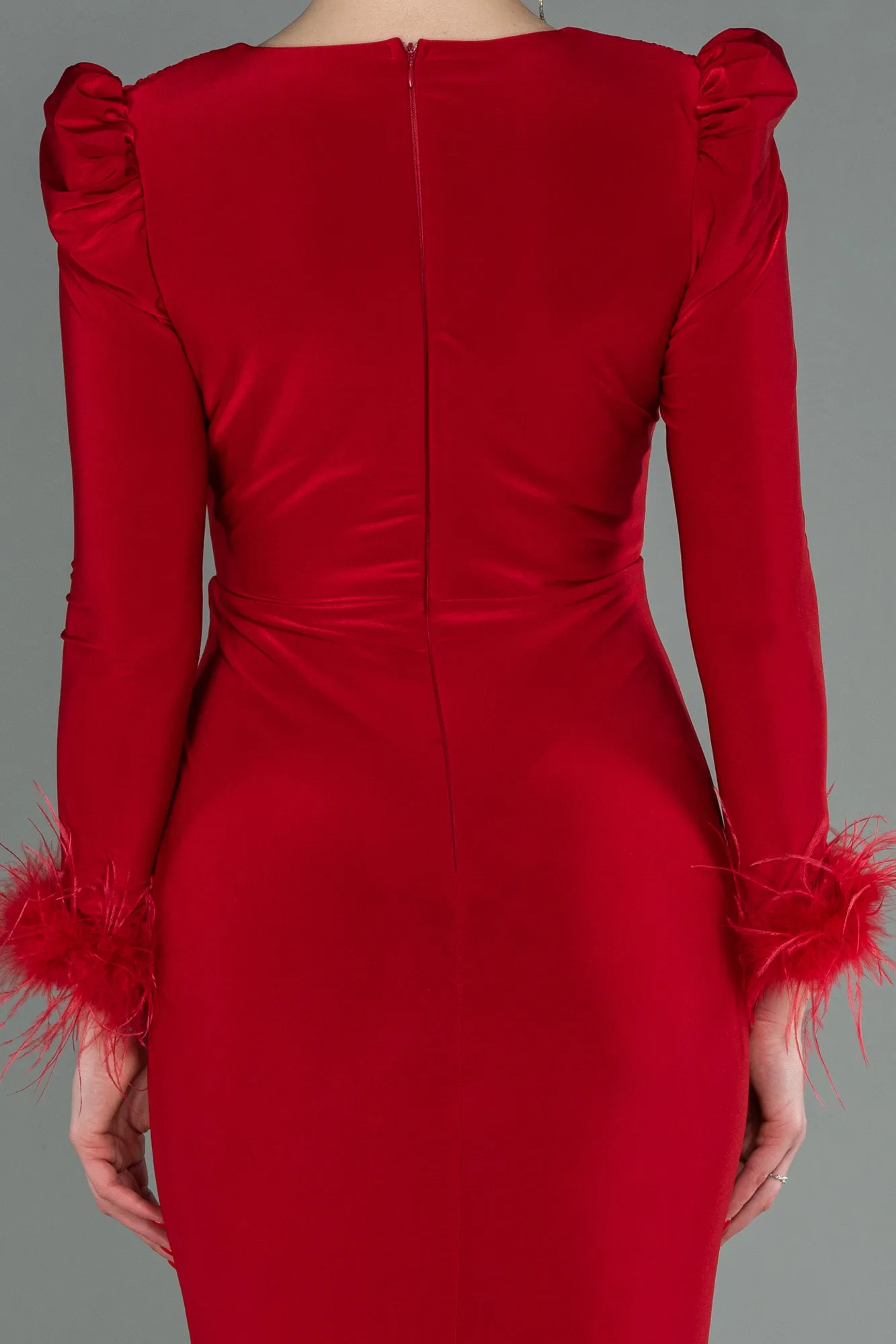 Red-Long Evening Dress ABU2804