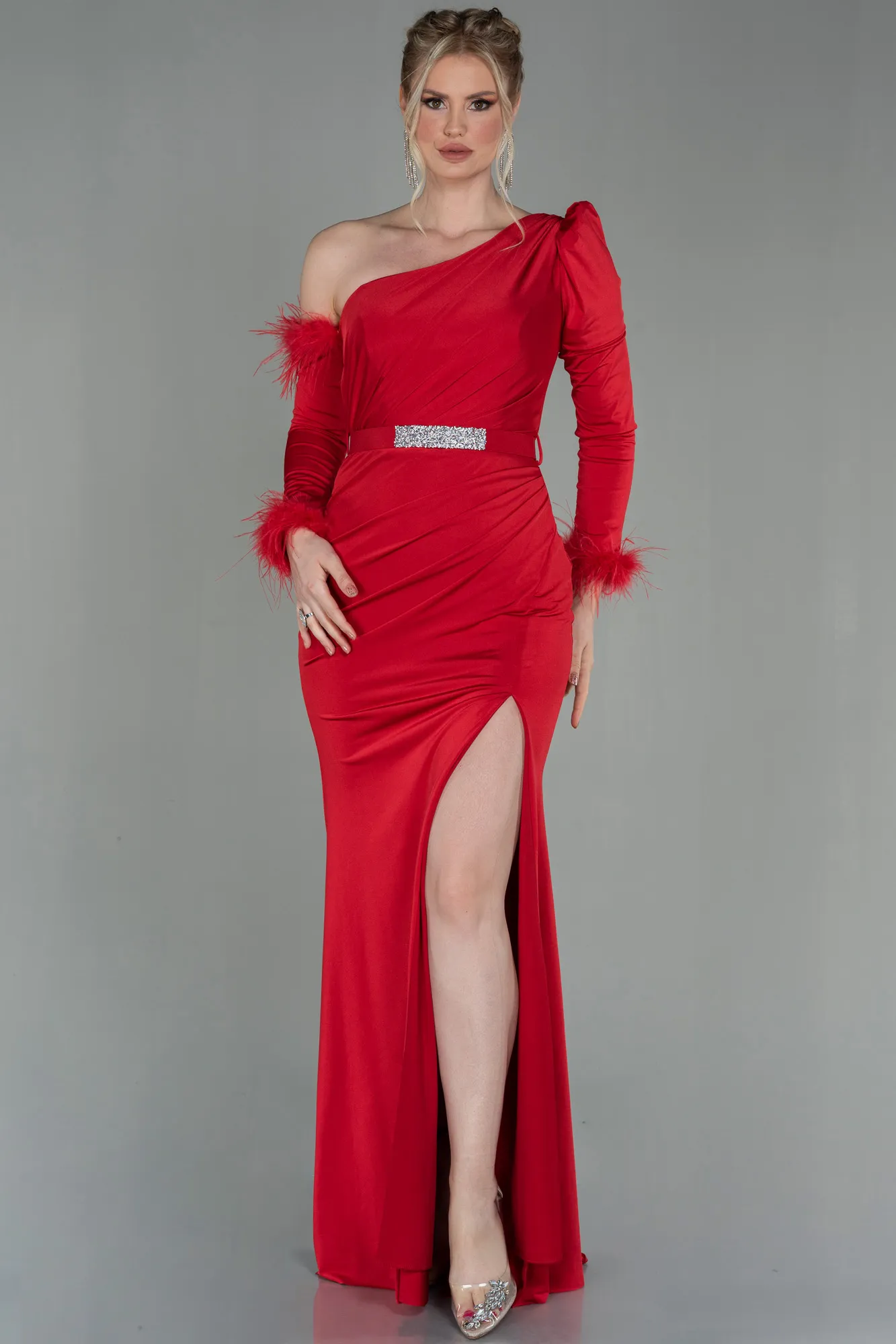 Red-Long Evening Dress ABU2842