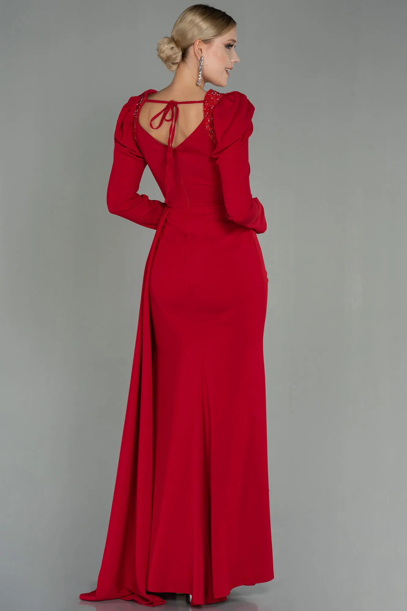 Red-Long Evening Dress ABU2895