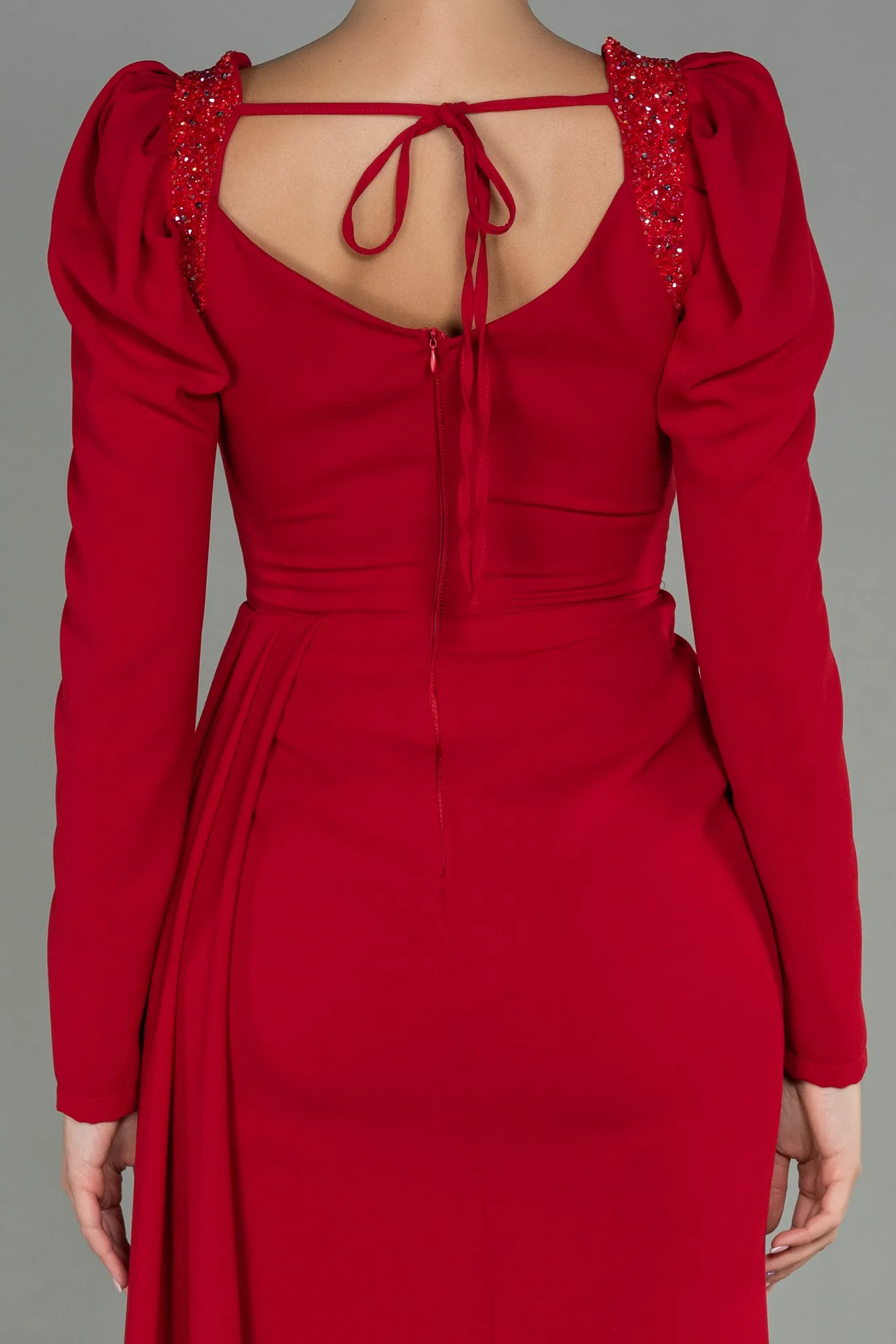 Red-Long Evening Dress ABU2895
