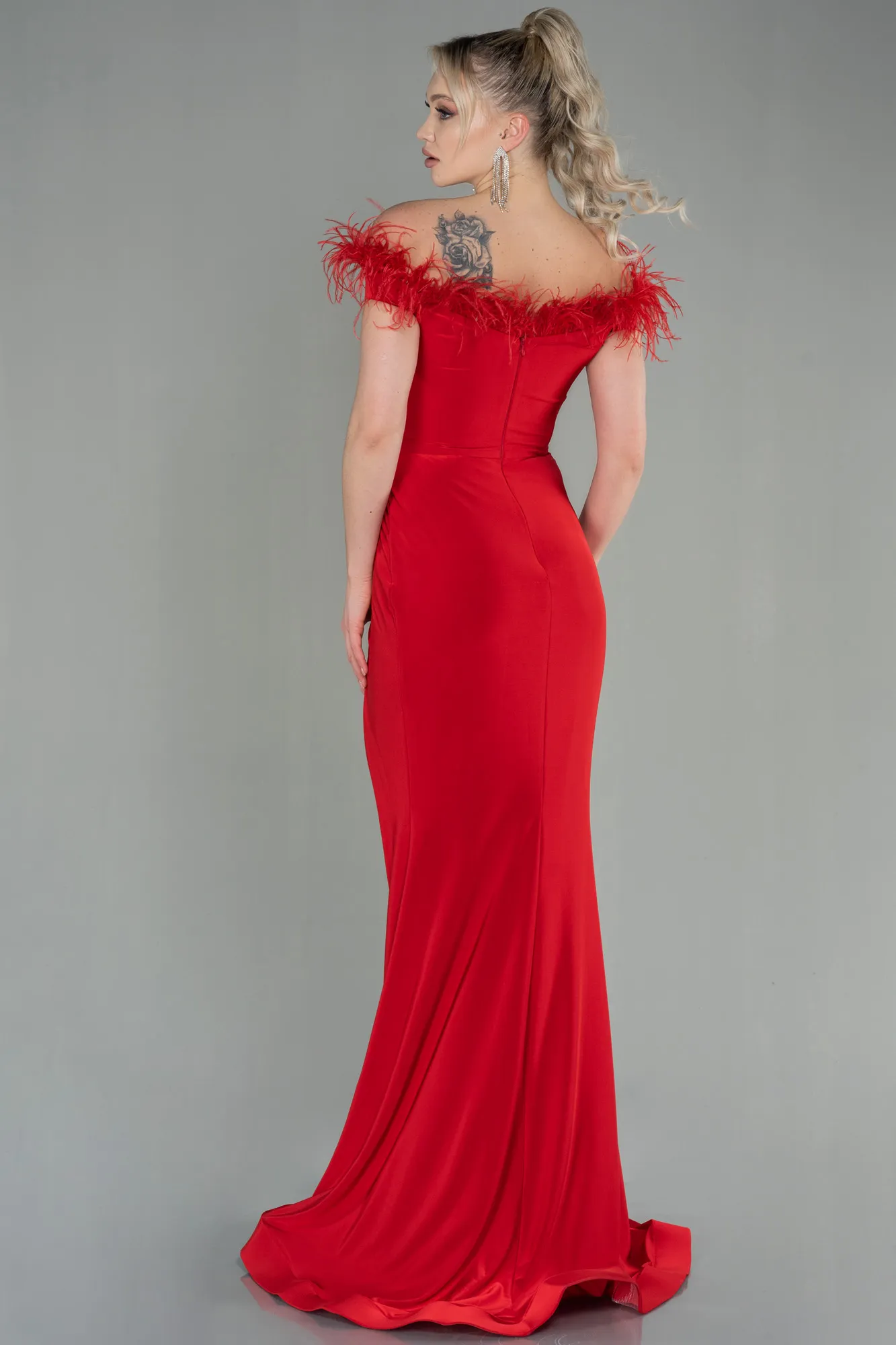 Red-Long Evening Dress ABU2906