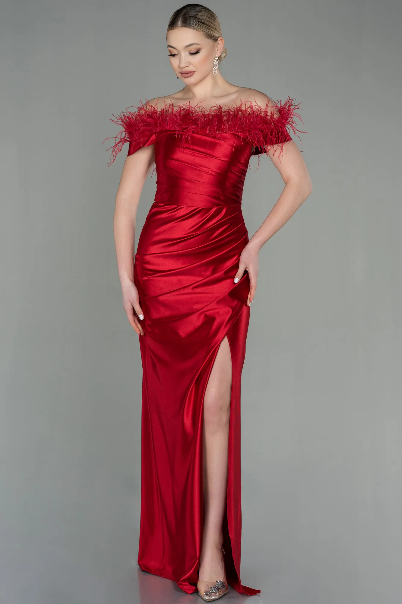 Red-Long Evening Dress ABU2957