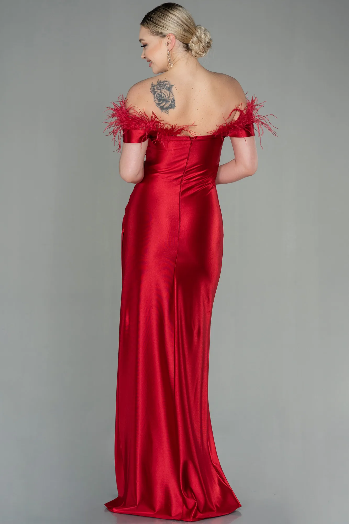 Red-Long Evening Dress ABU2957