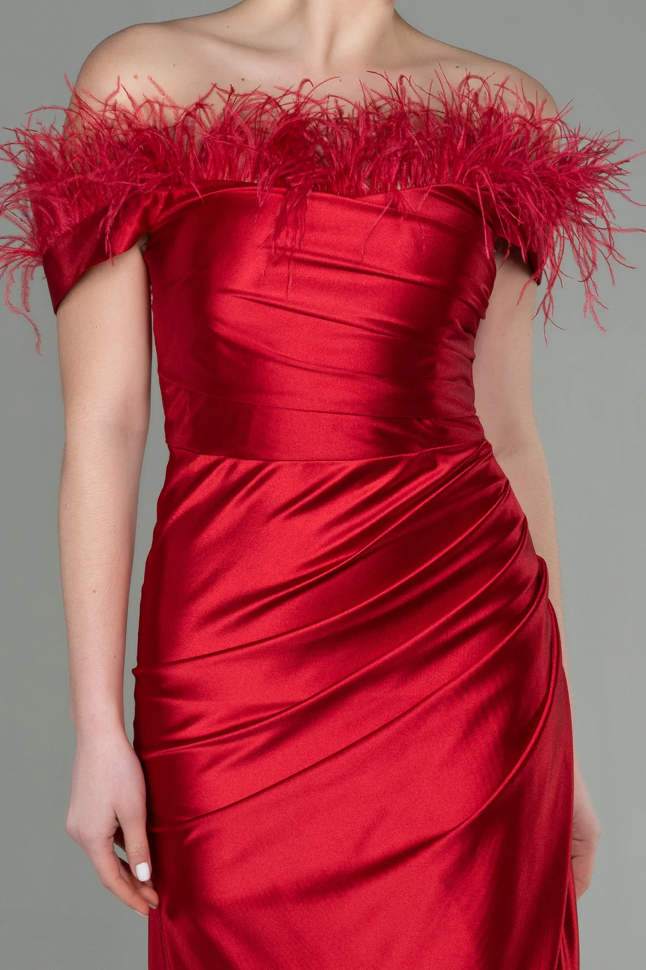 Red-Long Evening Dress ABU2957