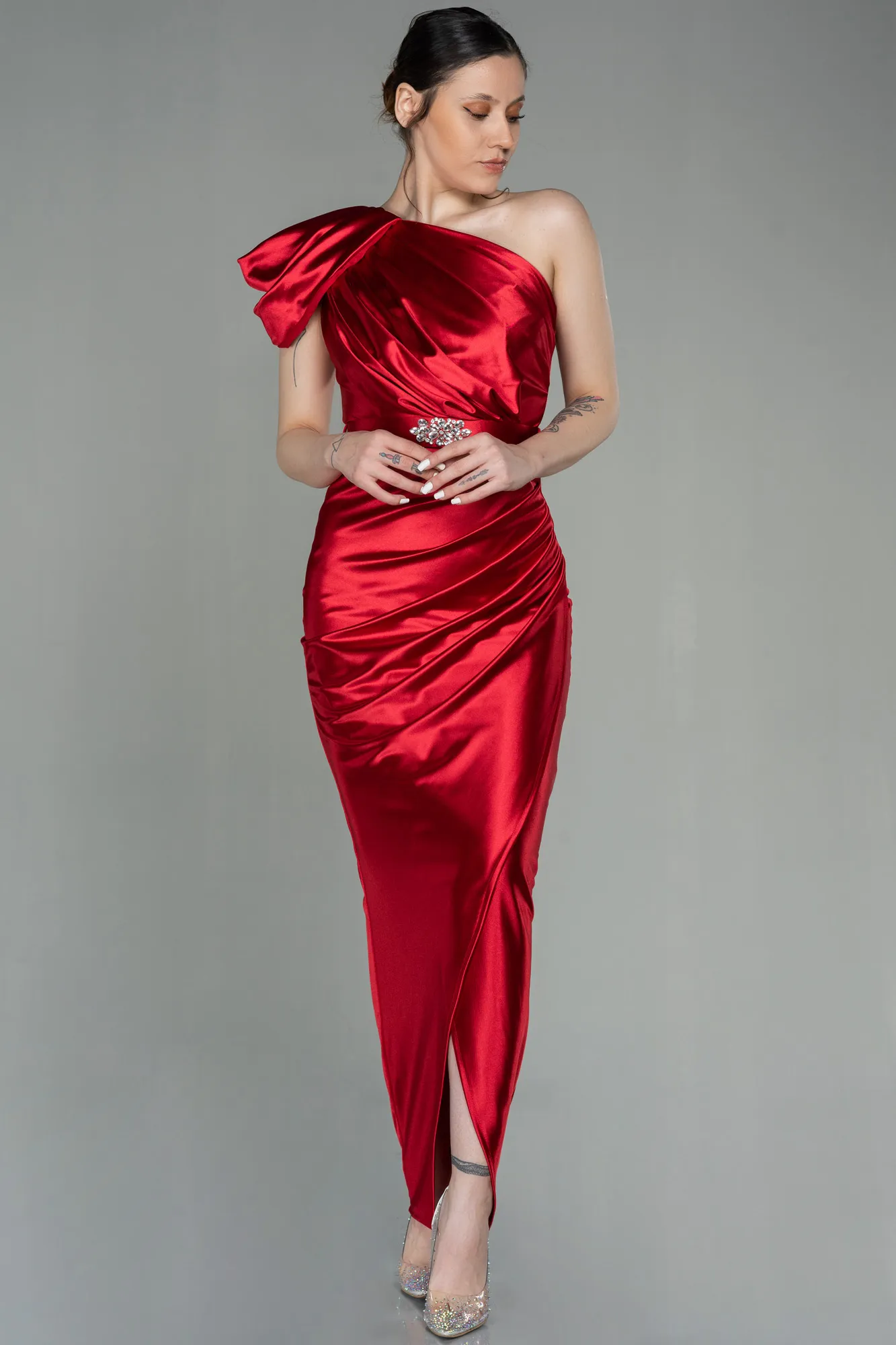 Red-Long Evening Dress ABU2982