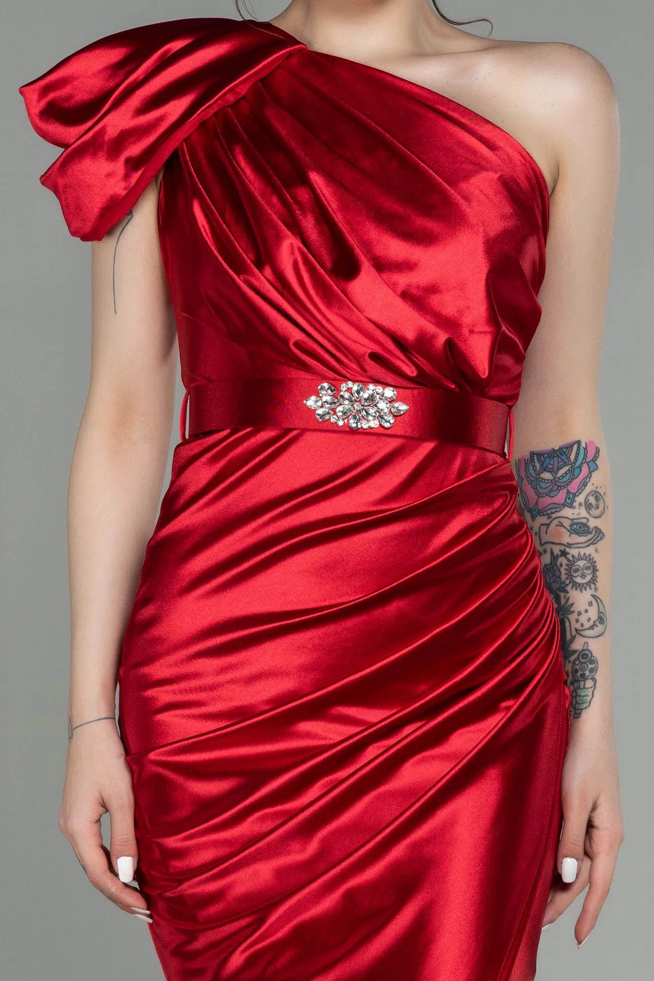 Red-Long Evening Dress ABU2982