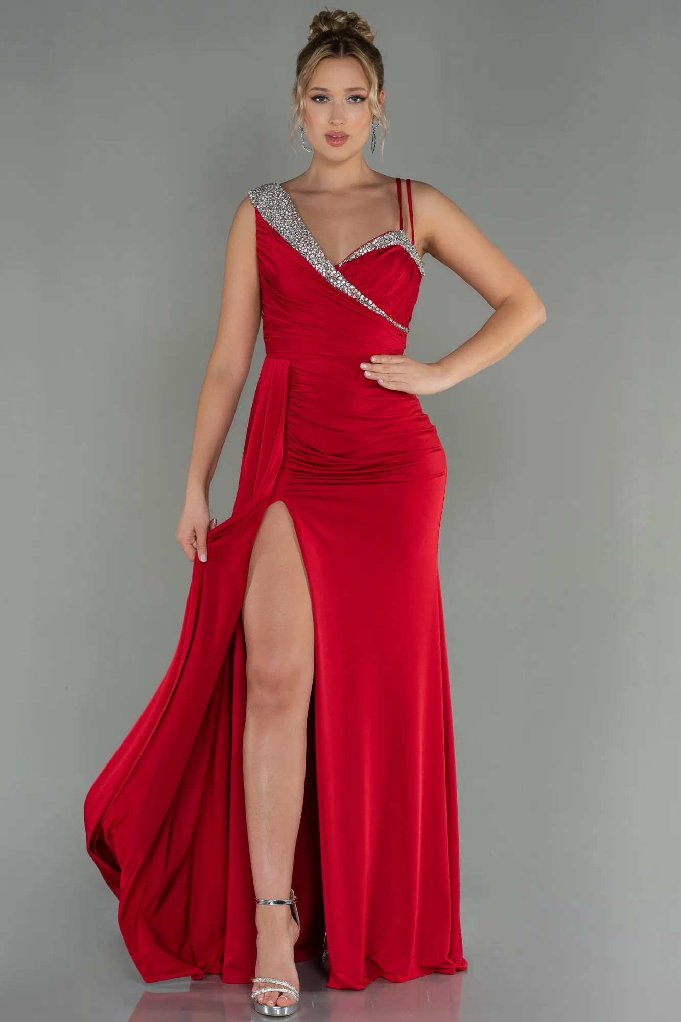 Red-Long Evening Dress ABU3000