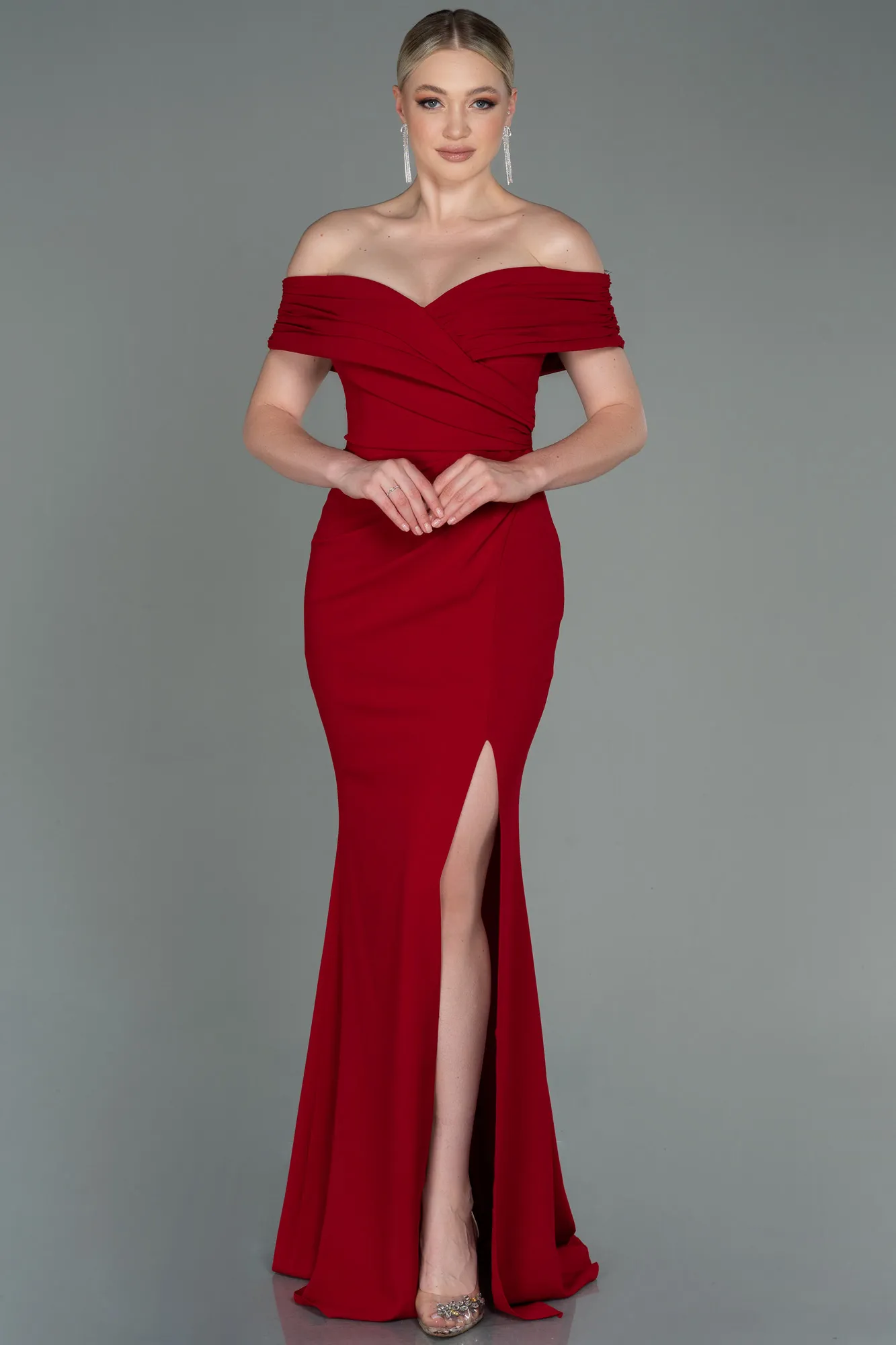 Red-Long Evening Dress ABU3156