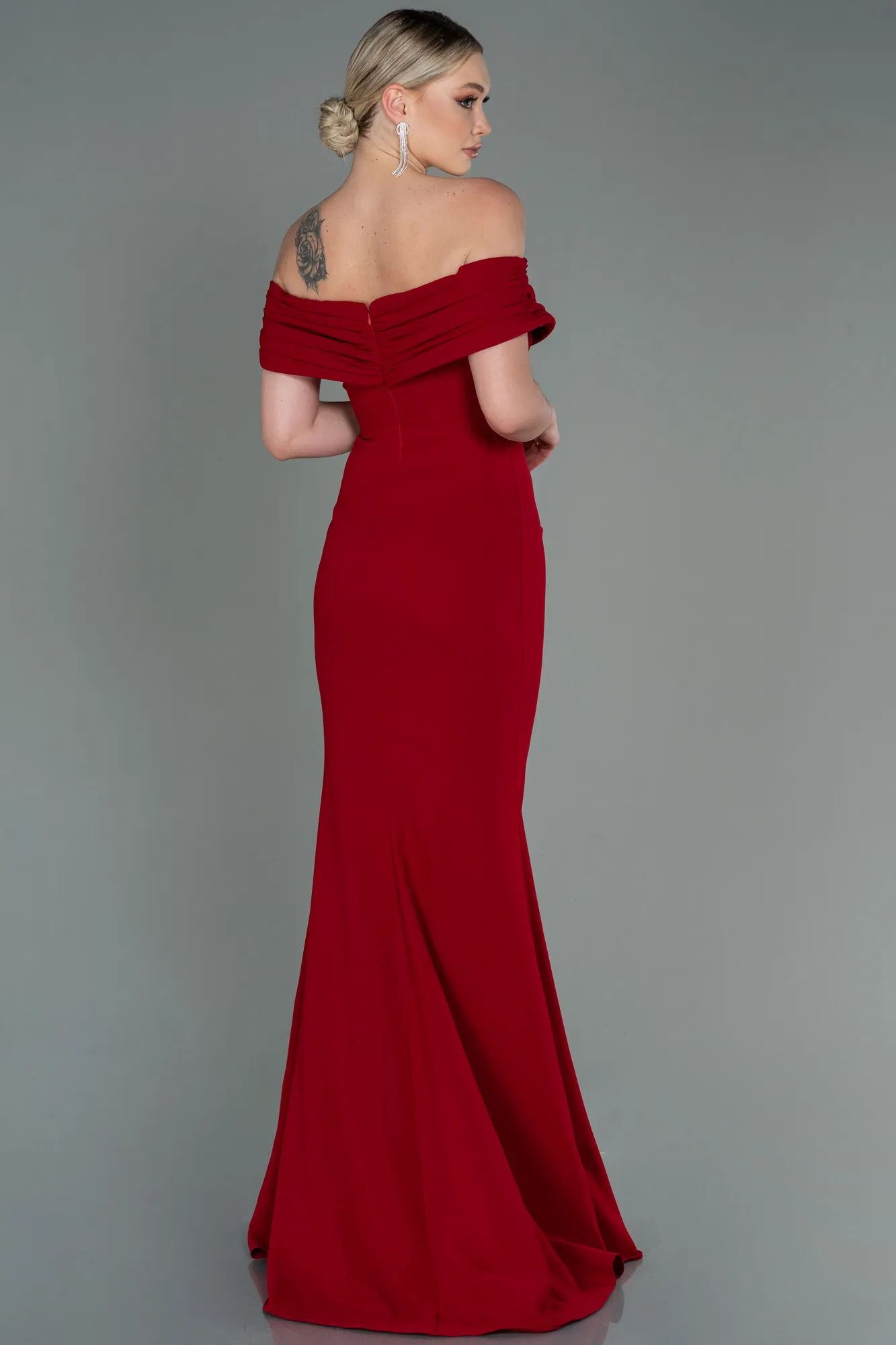 Red-Long Evening Dress ABU3156