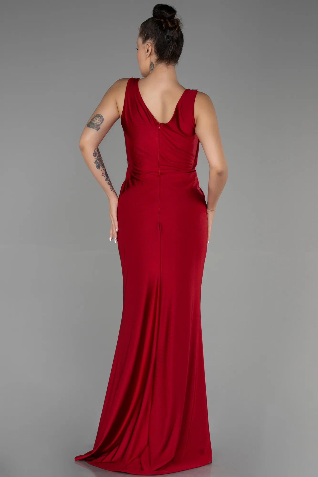 Red-Long Evening Dress ABU3270