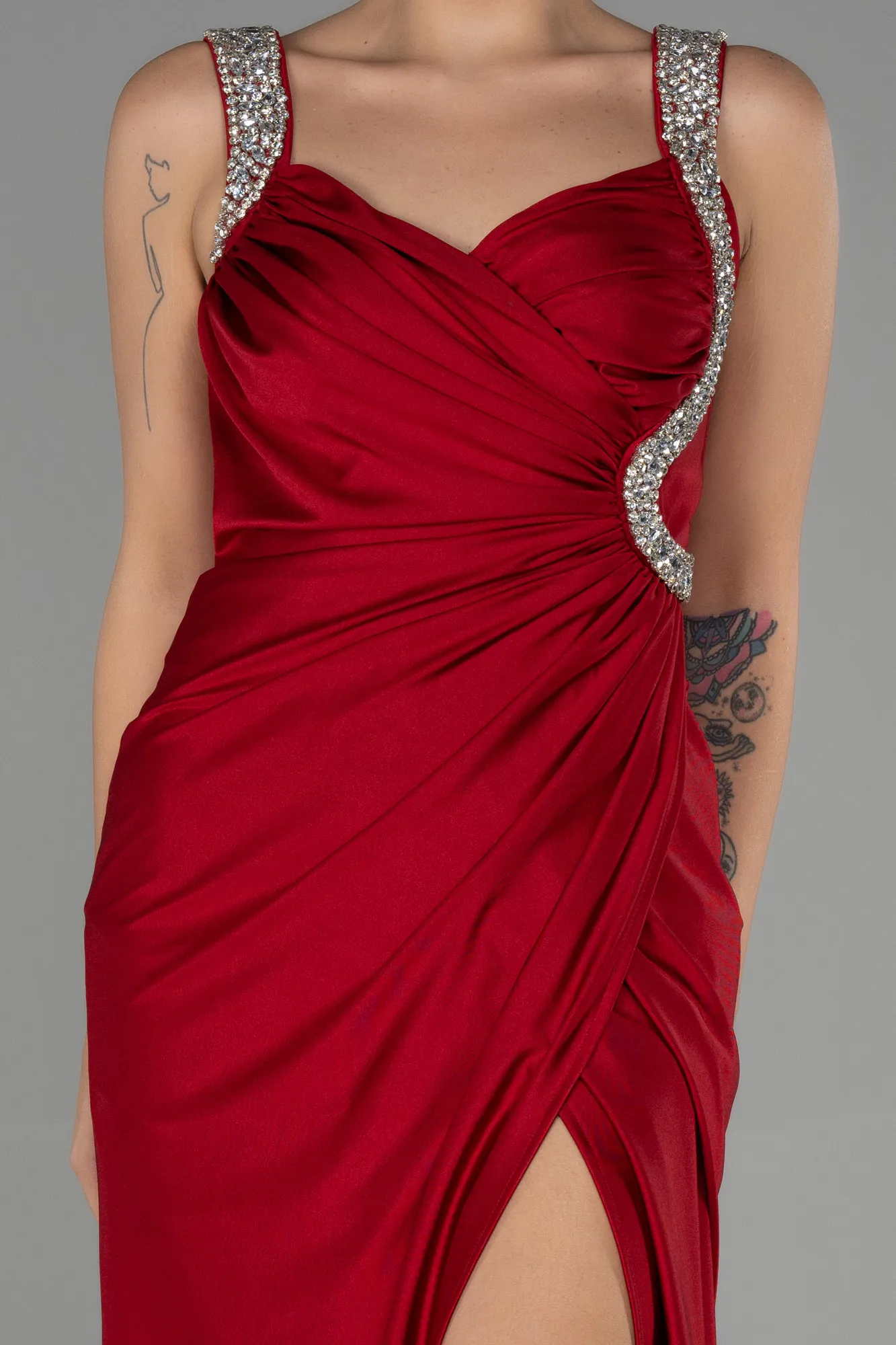 Red-Long Evening Dress ABU3270