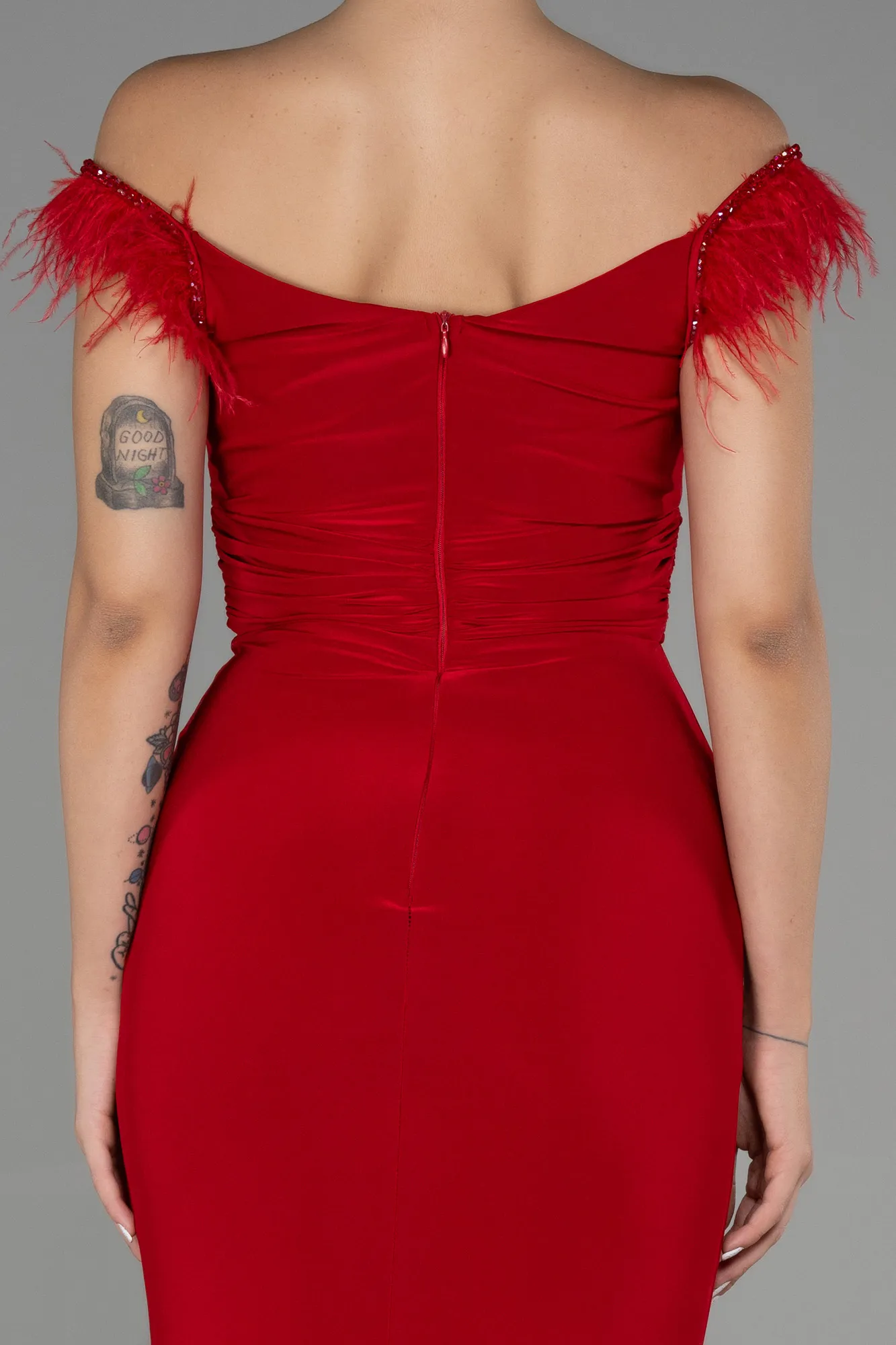 Red-Long Evening Dress ABU3308