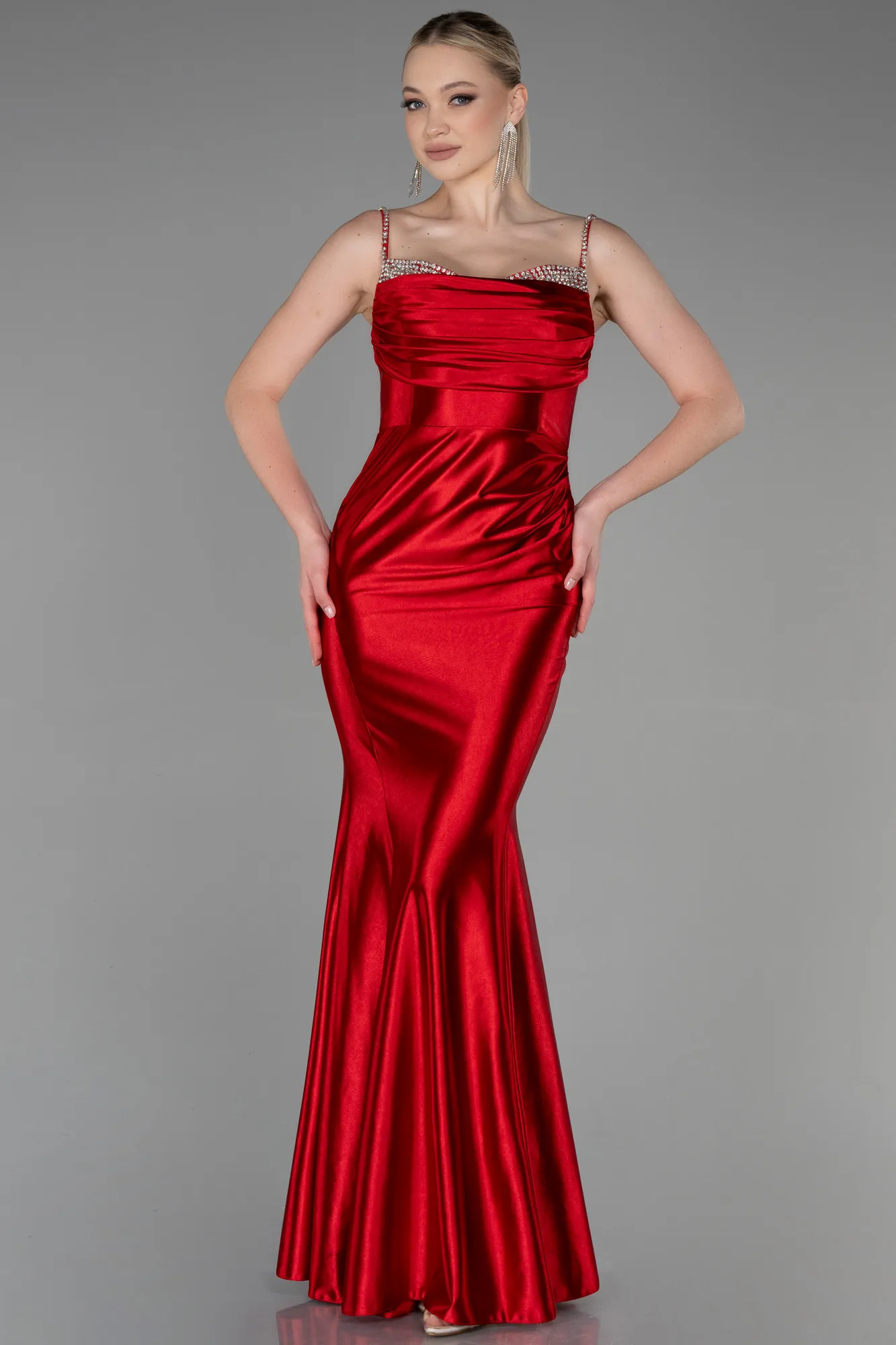 Red-Long Evening Dress ABU3334