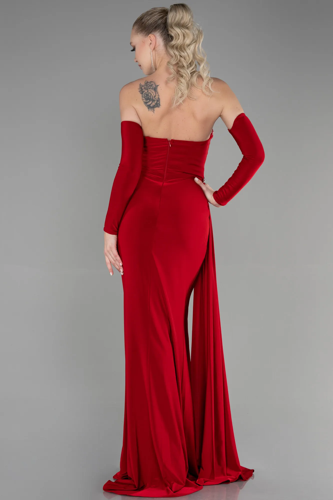 Red-Long Evening Dress ABU3342