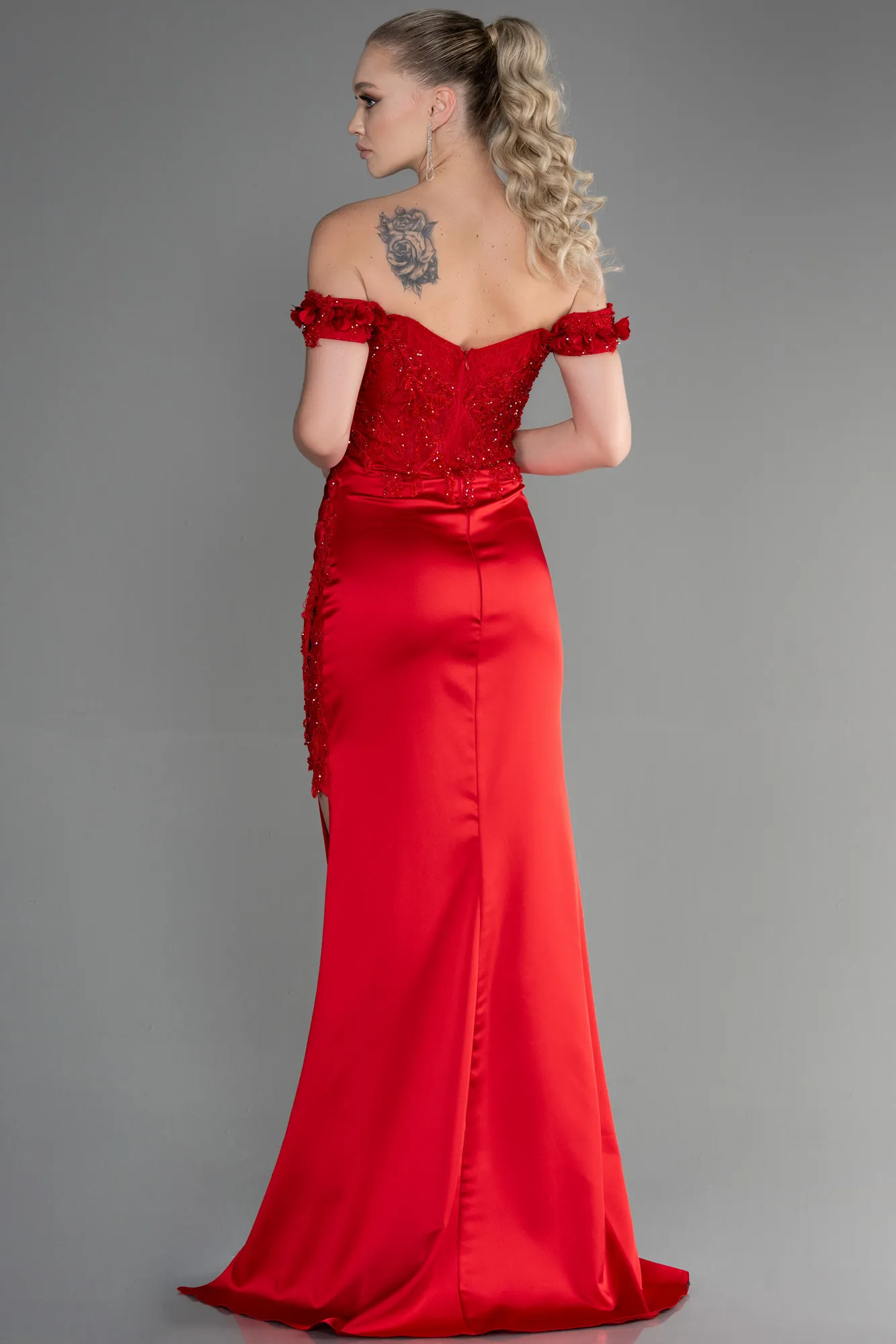 Red-Long Evening Dress ABU3384