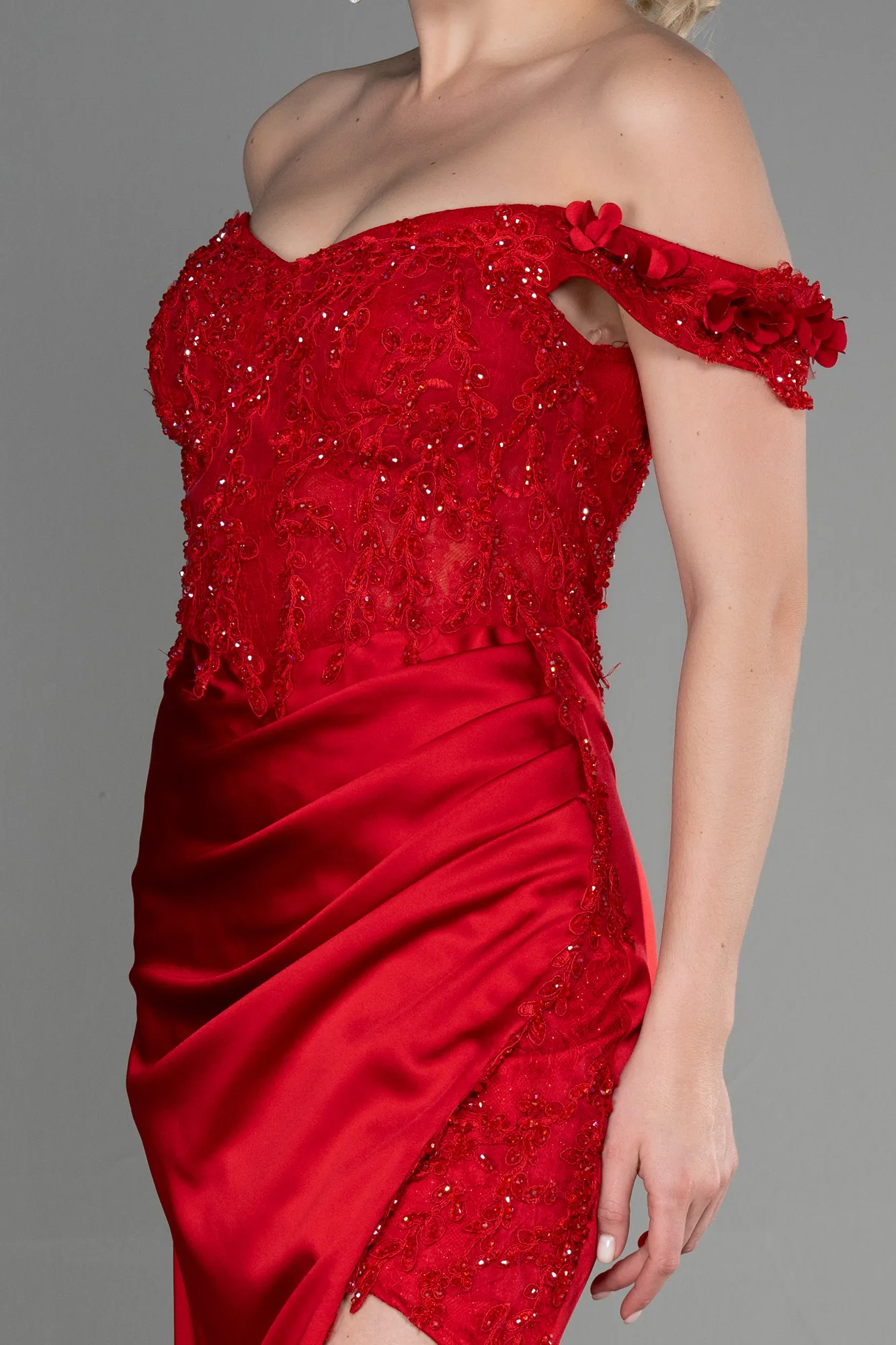 Red-Long Evening Dress ABU3384