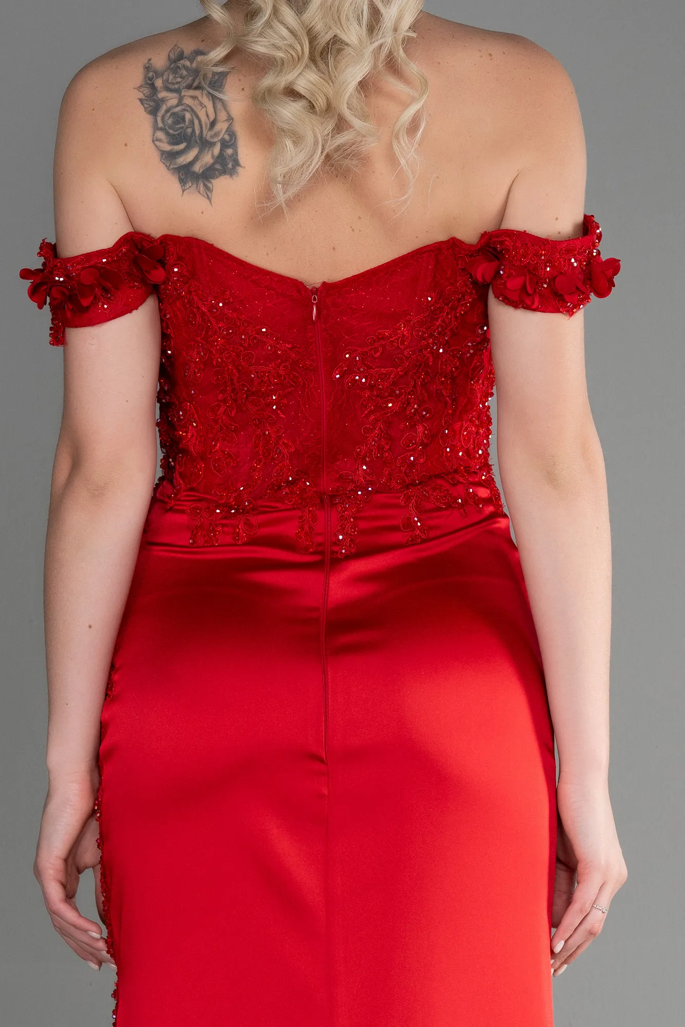 Red-Long Evening Dress ABU3384