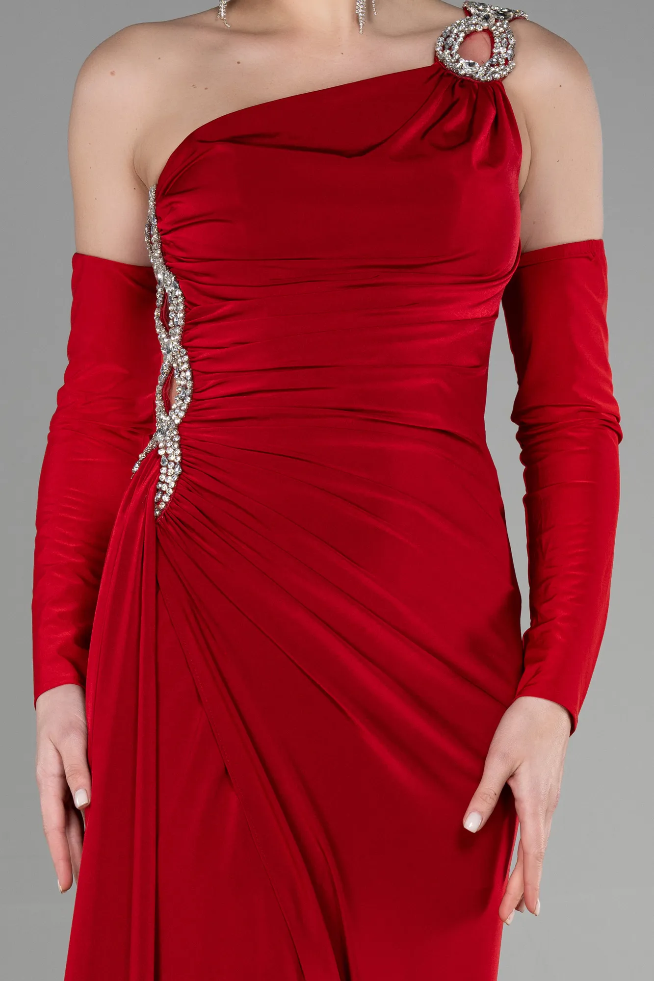 Red-Long Evening Dress ABU3466