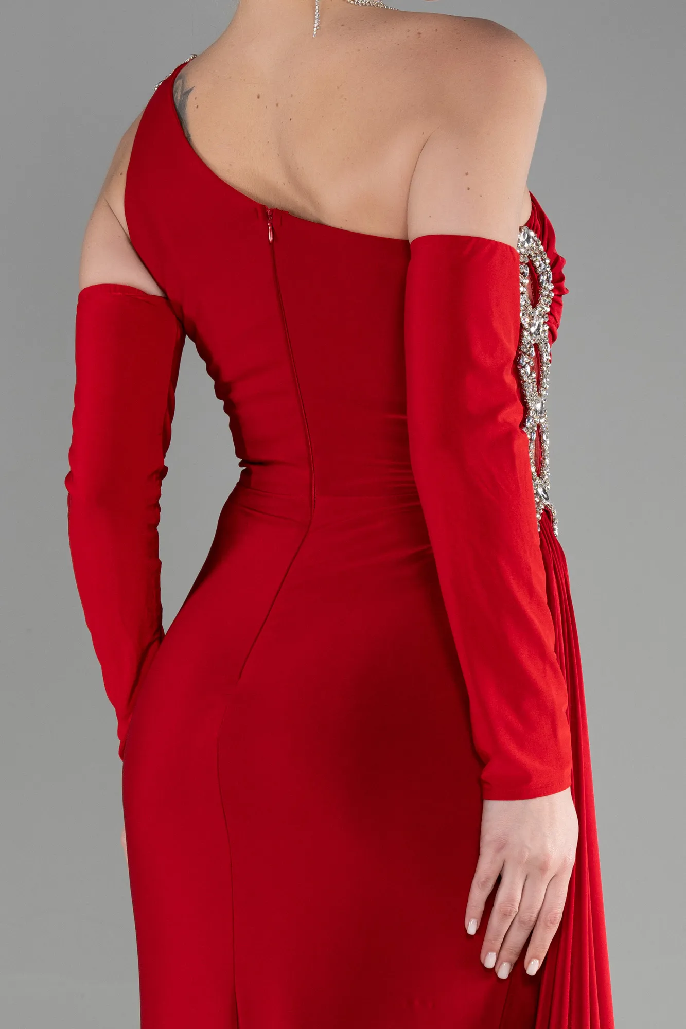 Red-Long Evening Dress ABU3466
