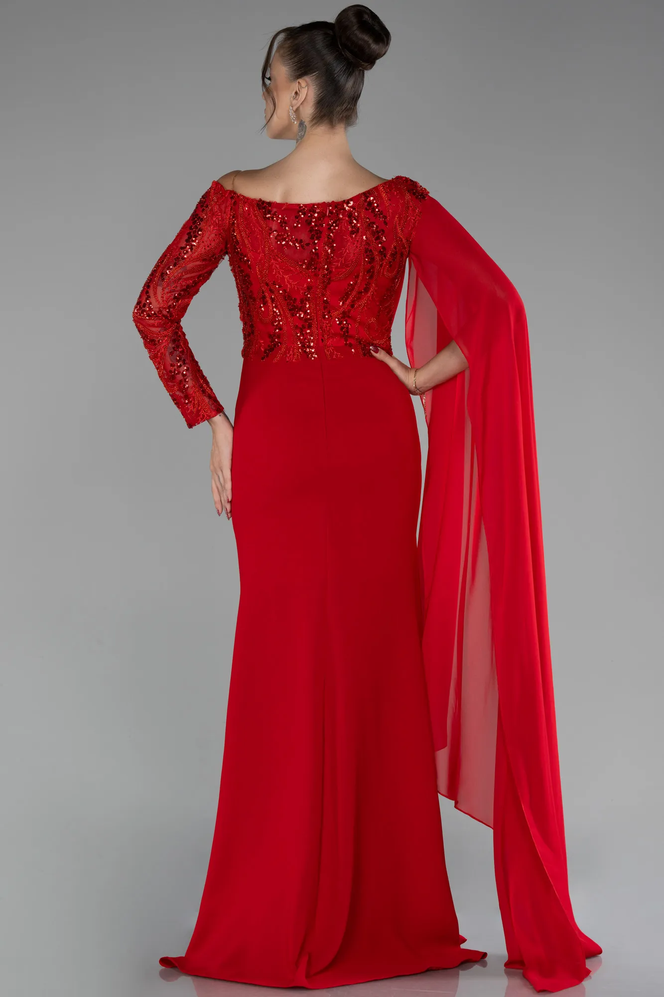 Red-Long Evening Dress ABU3511