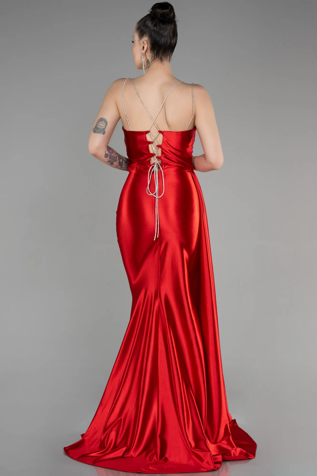 Red-Long Evening Dress ABU3564