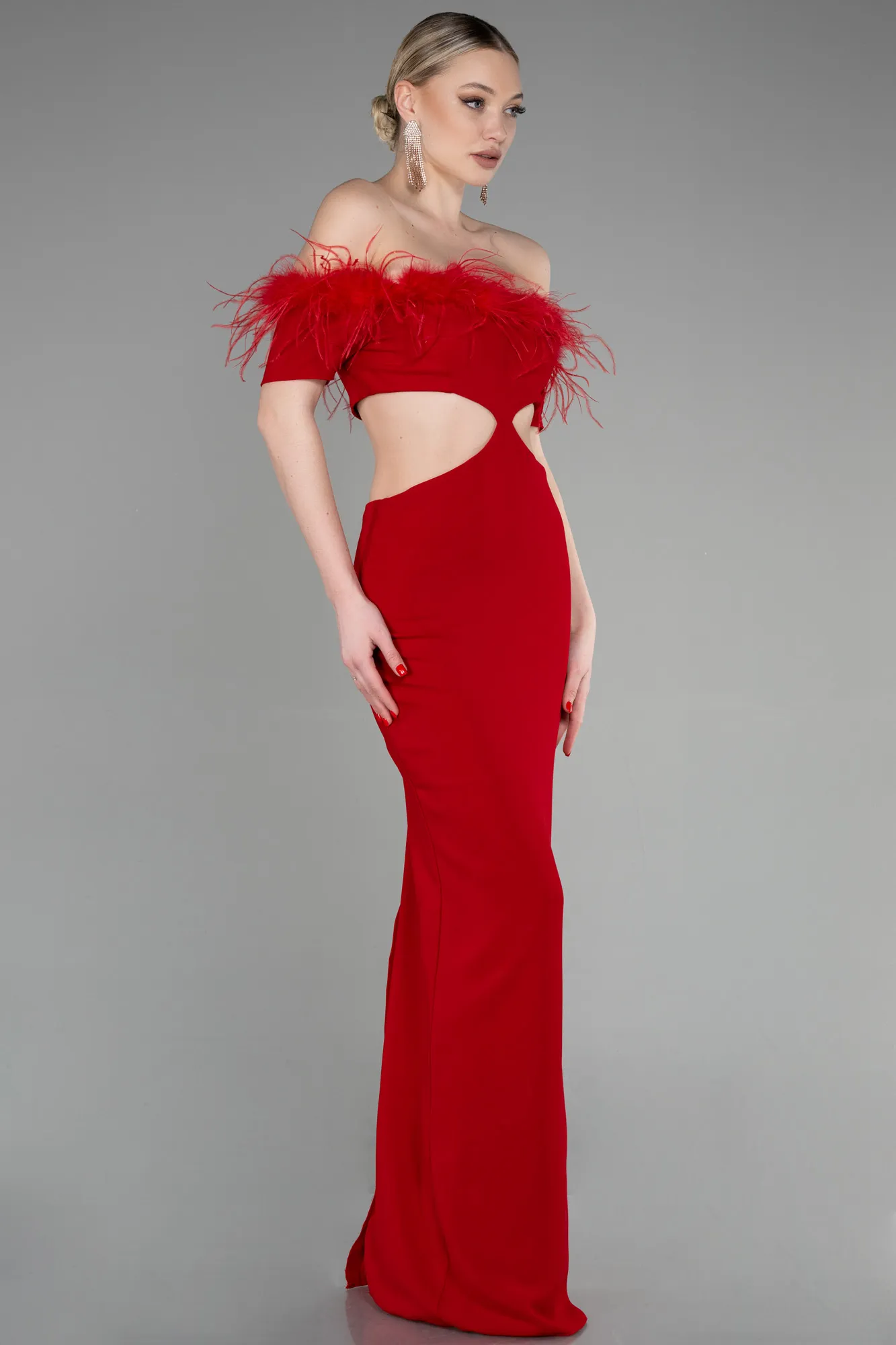 Red-Long Evening Dress ABU3602
