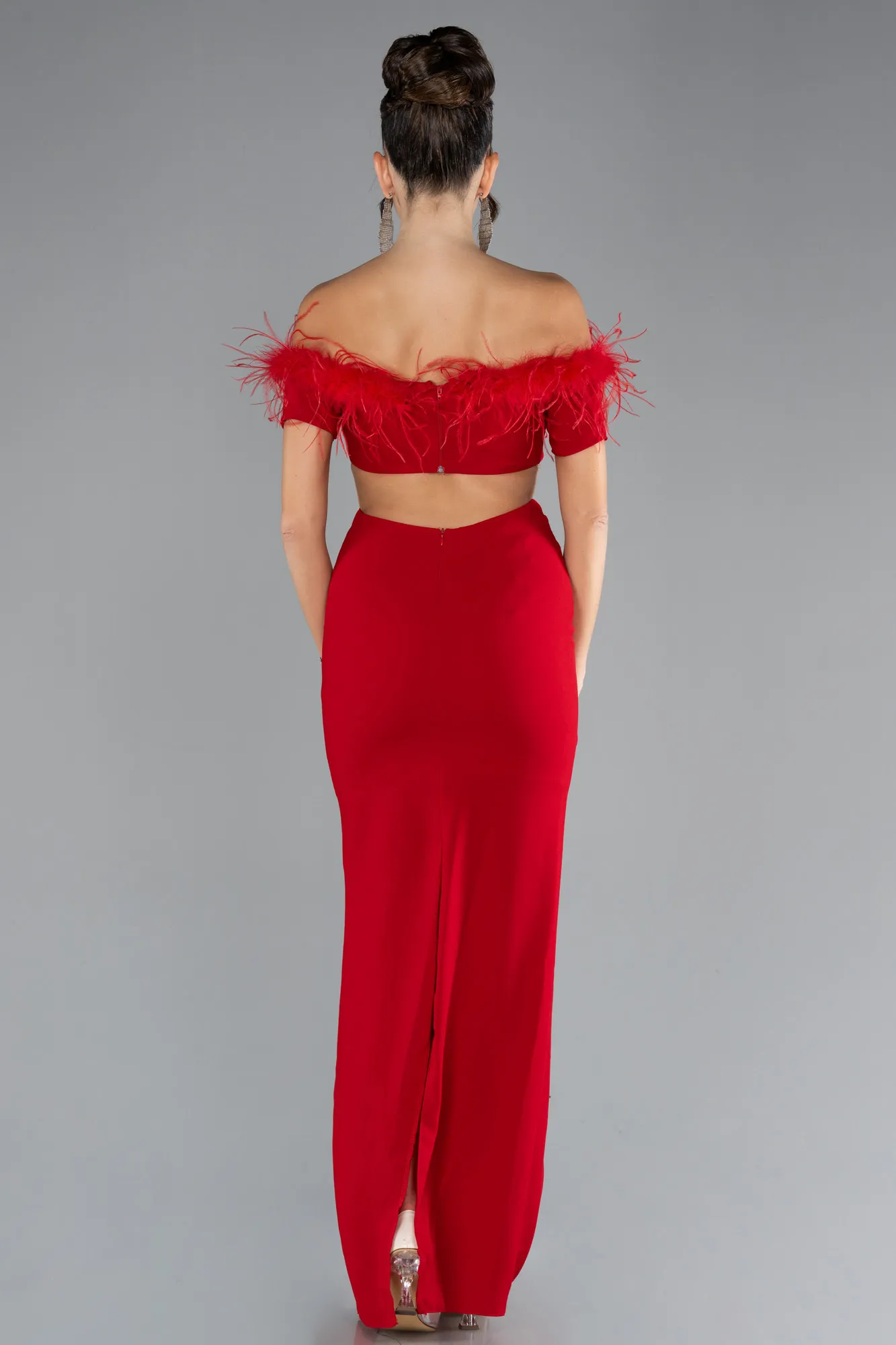 Red-Long Evening Dress ABU3602