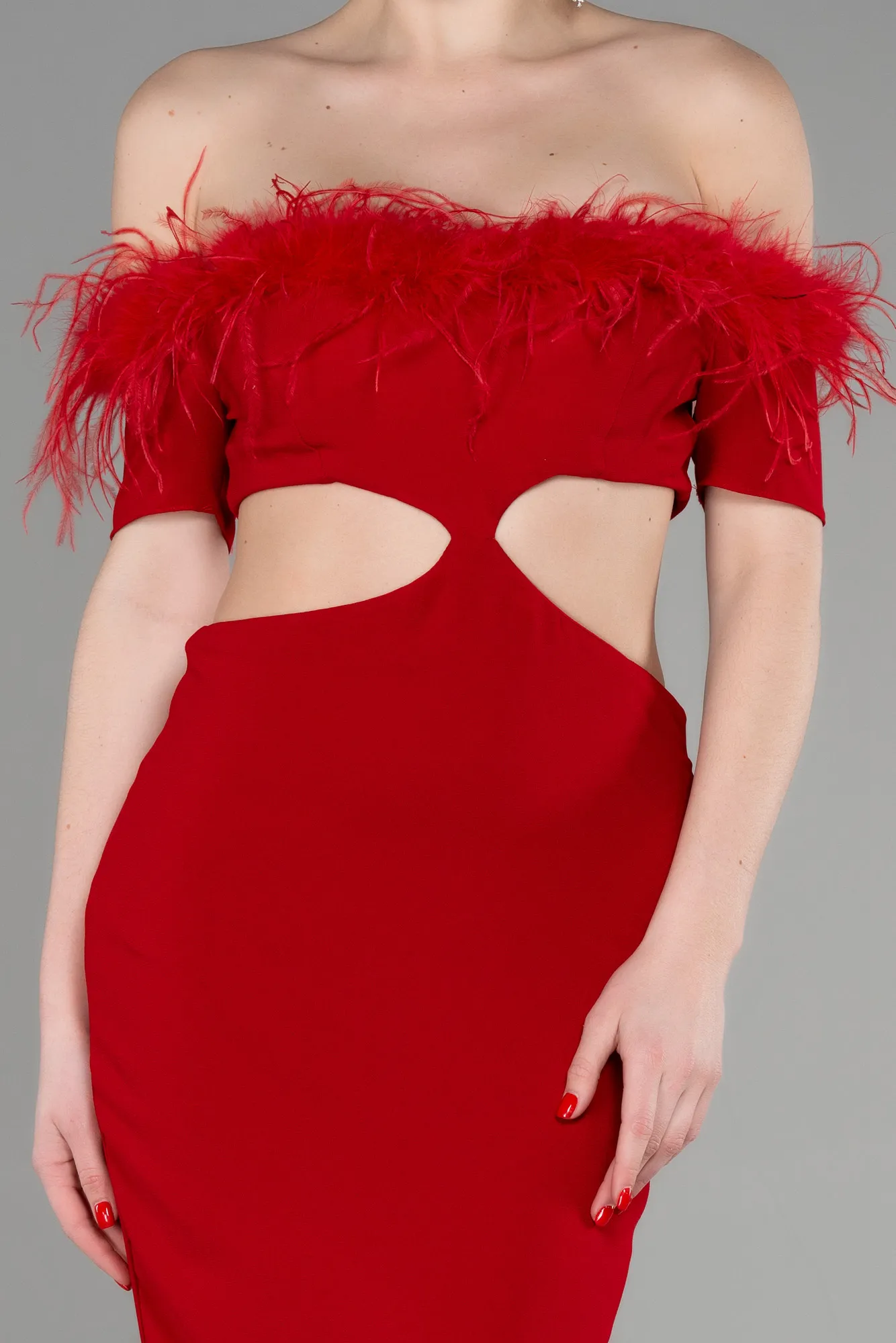Red-Long Evening Dress ABU3602