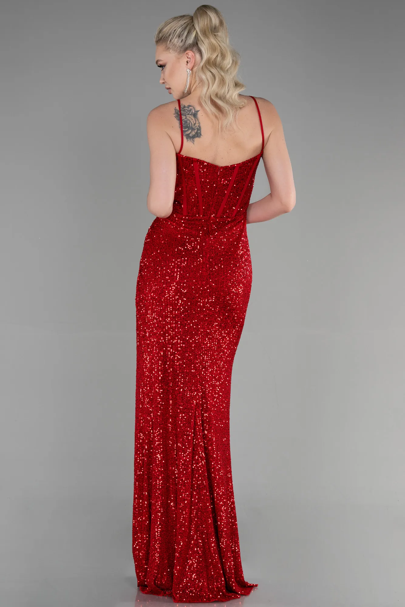 Red-Long Evening Dress ABU3630