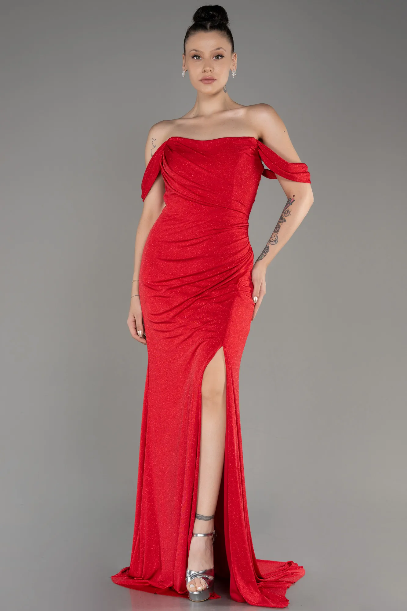 Red-Long Evening Dress ABU3633