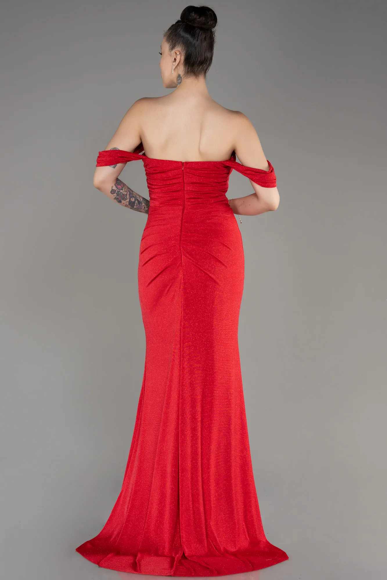 Red-Long Evening Dress ABU3633