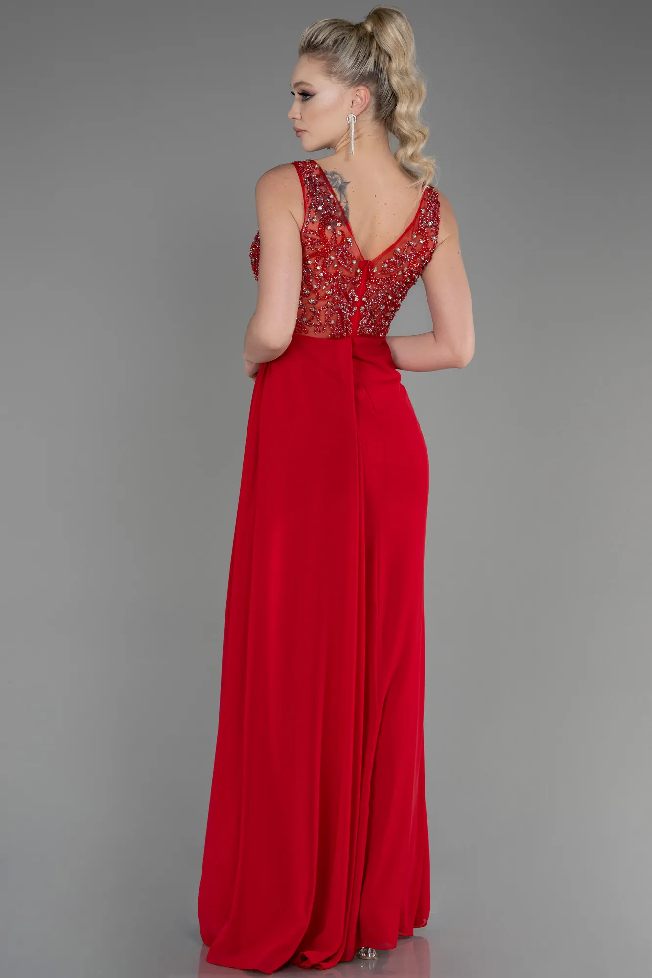 Red-Long Evening Dress ABU3668
