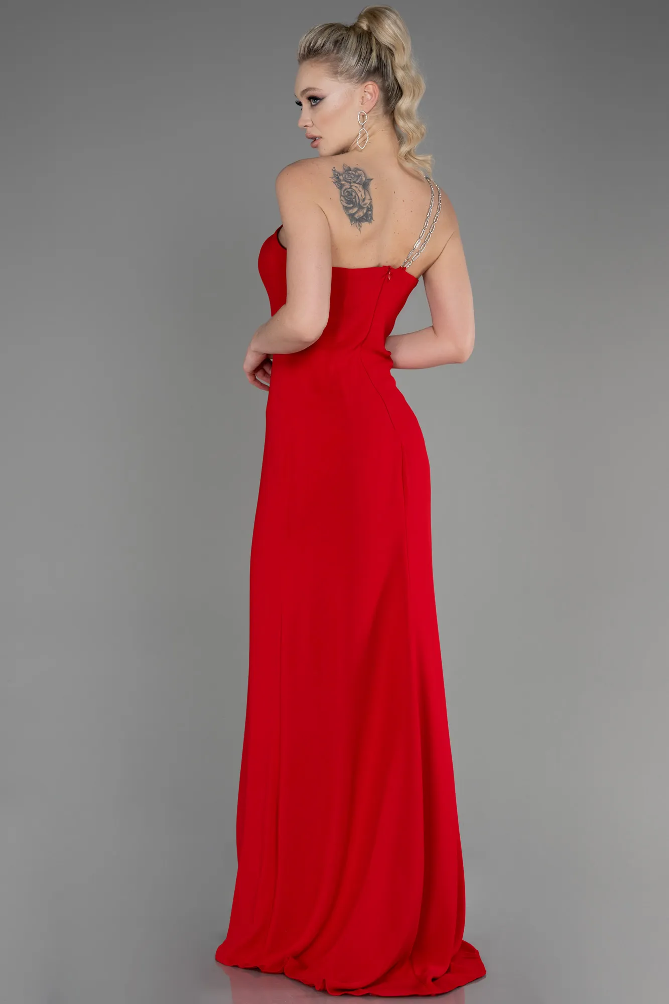 Red-Long Evening Dress ABU3675