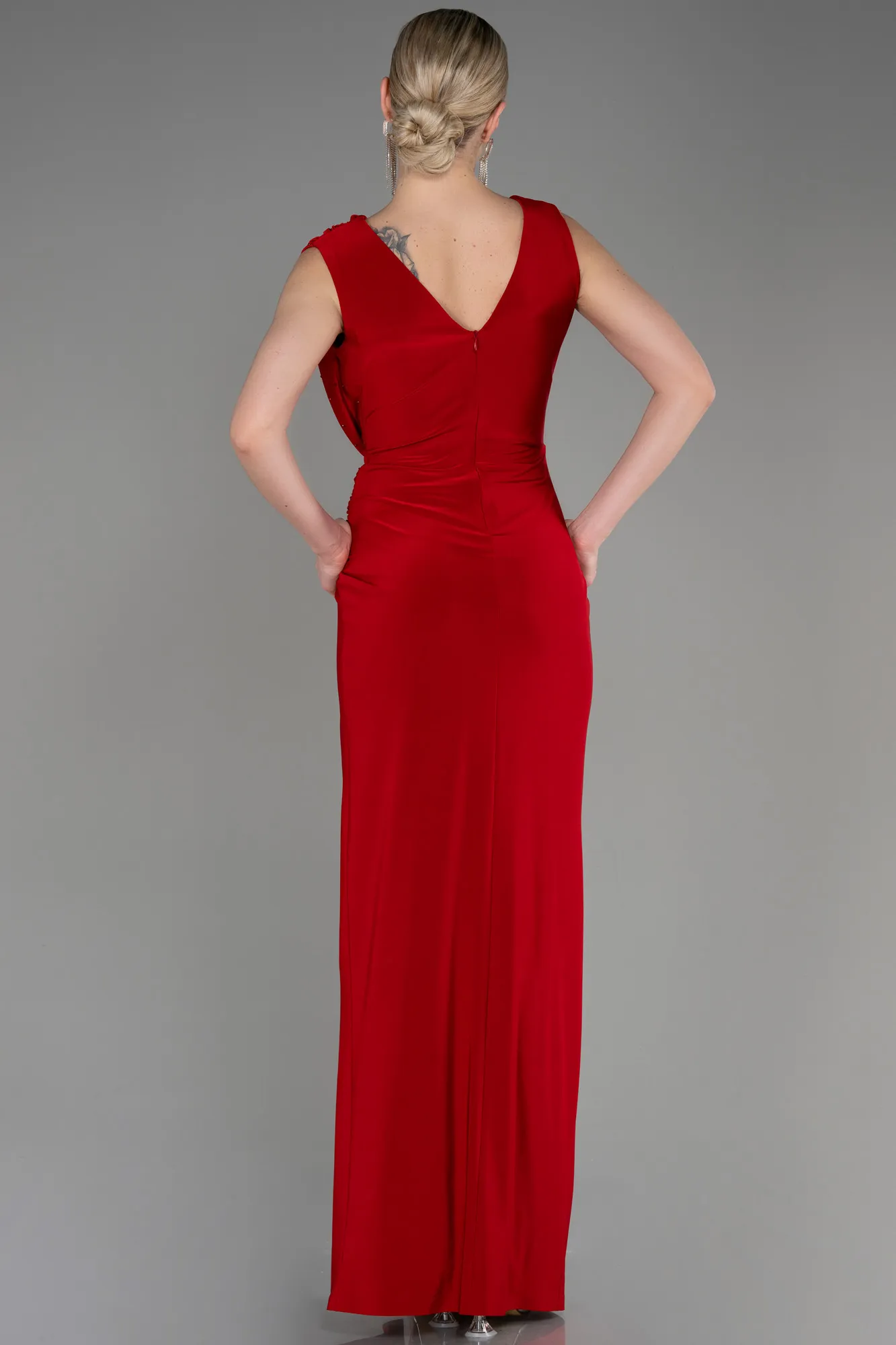 Red-Long Evening Dress ABU3754