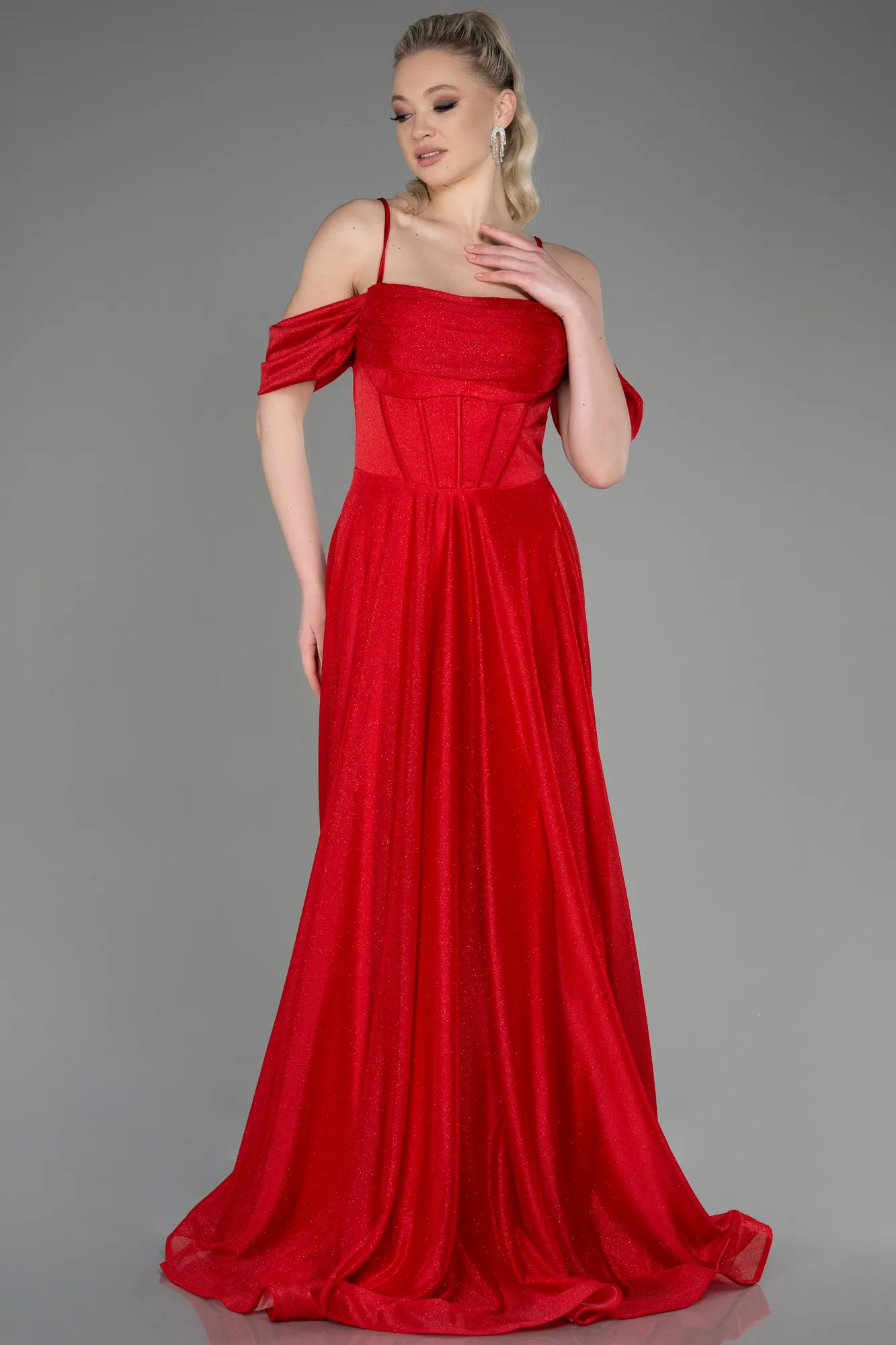 Red-Long Evening Dress ABU3767