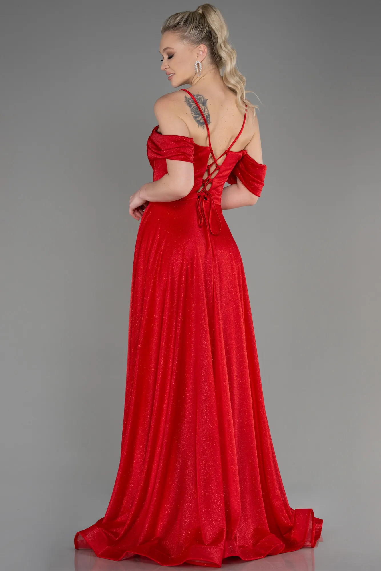 Red-Long Evening Dress ABU3767