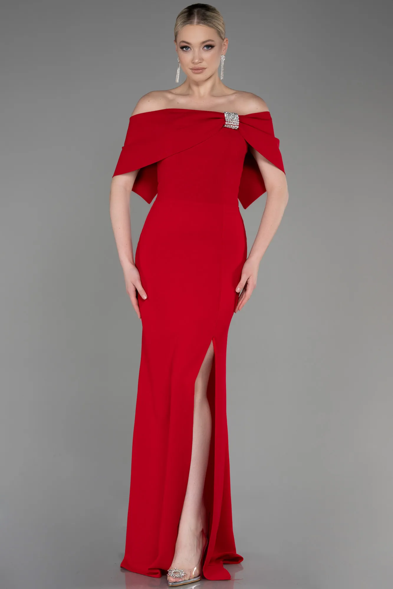 Red-Long Evening Dress ABU3775