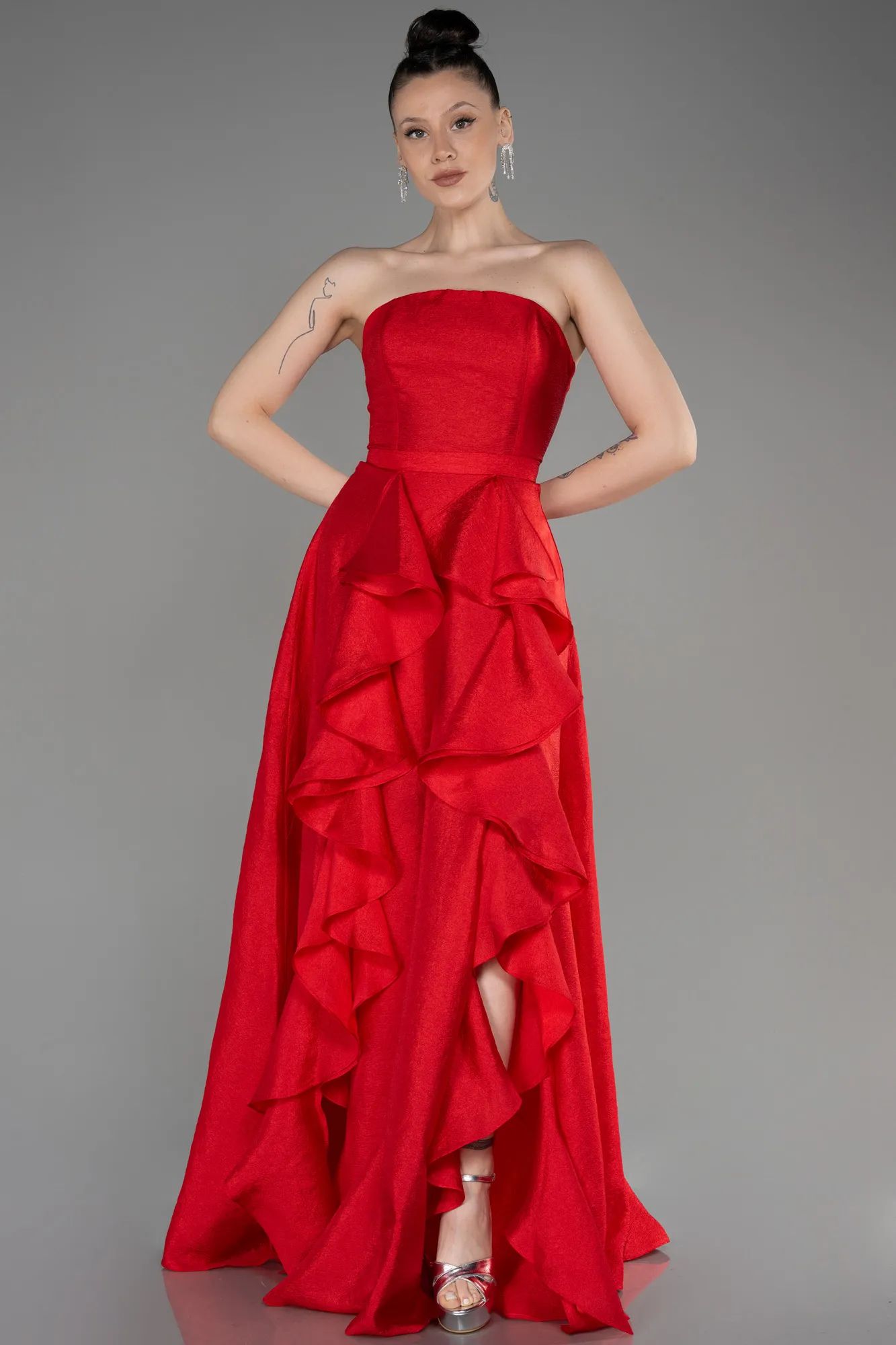 Red-Long Evening Dress ABU3800