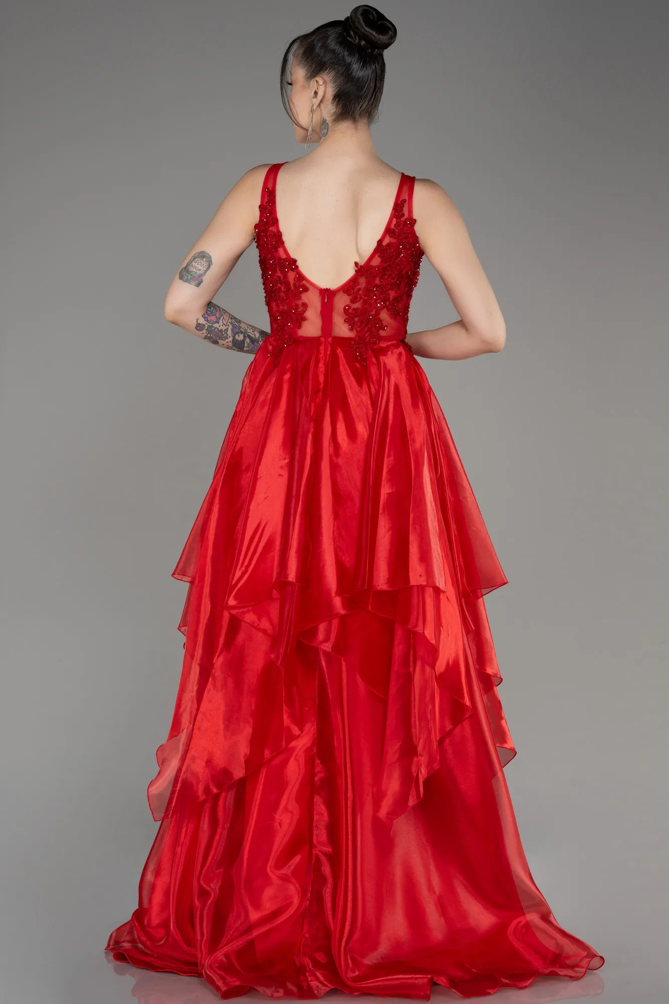 Red-Long Evening Dress ABU3952