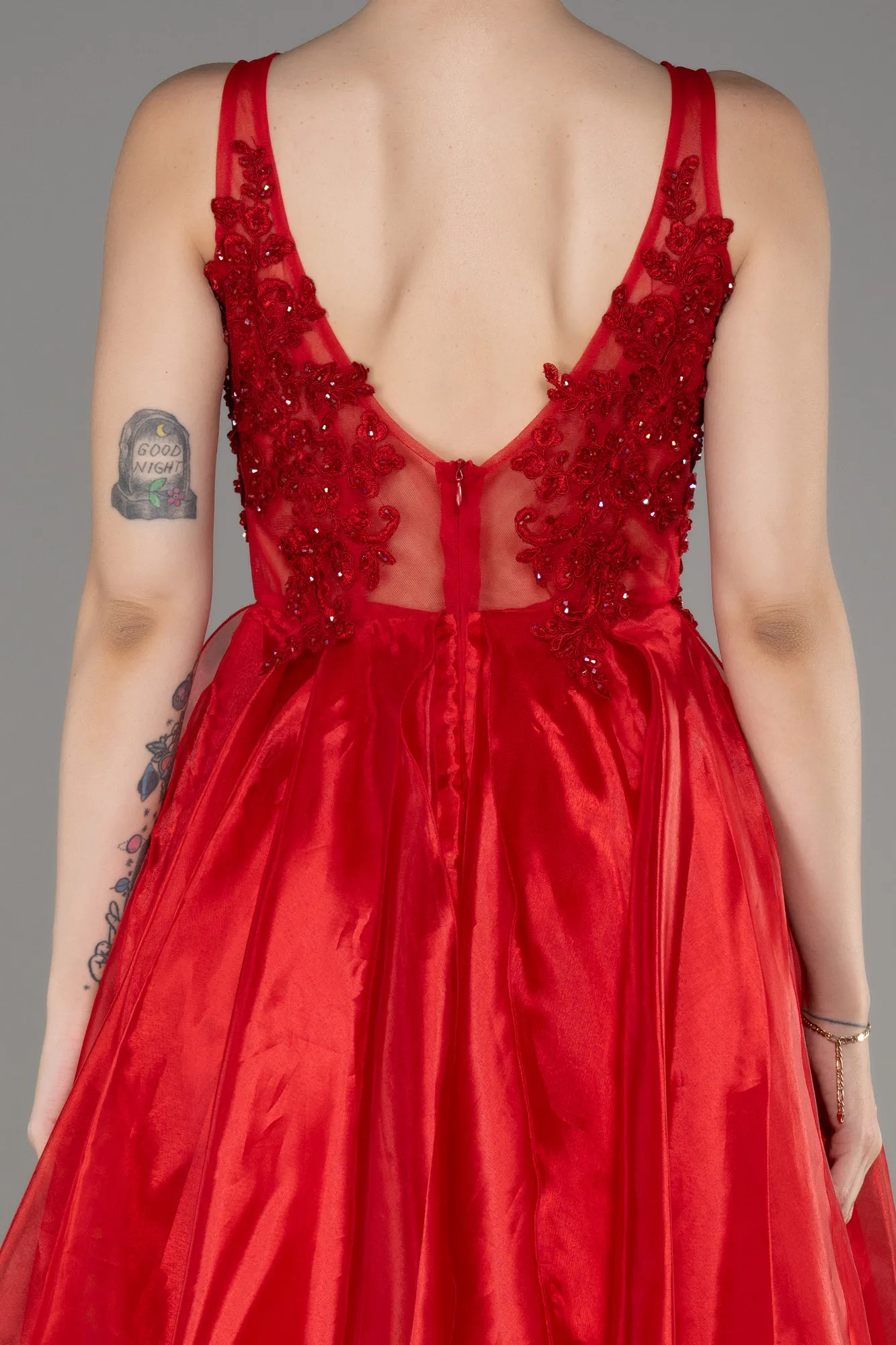 Red-Long Evening Dress ABU3952