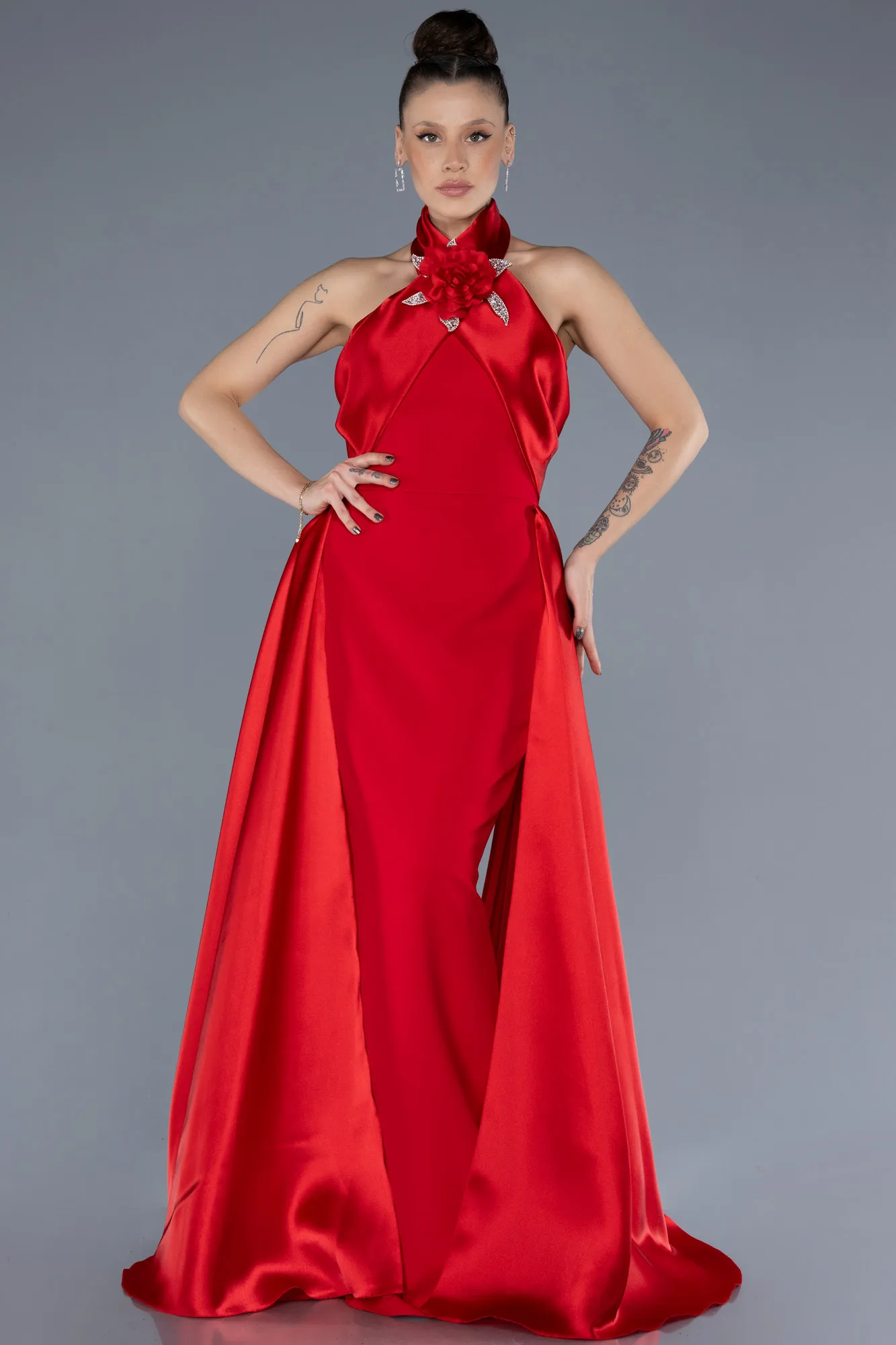 Red-Long Evening Dress ABU4411