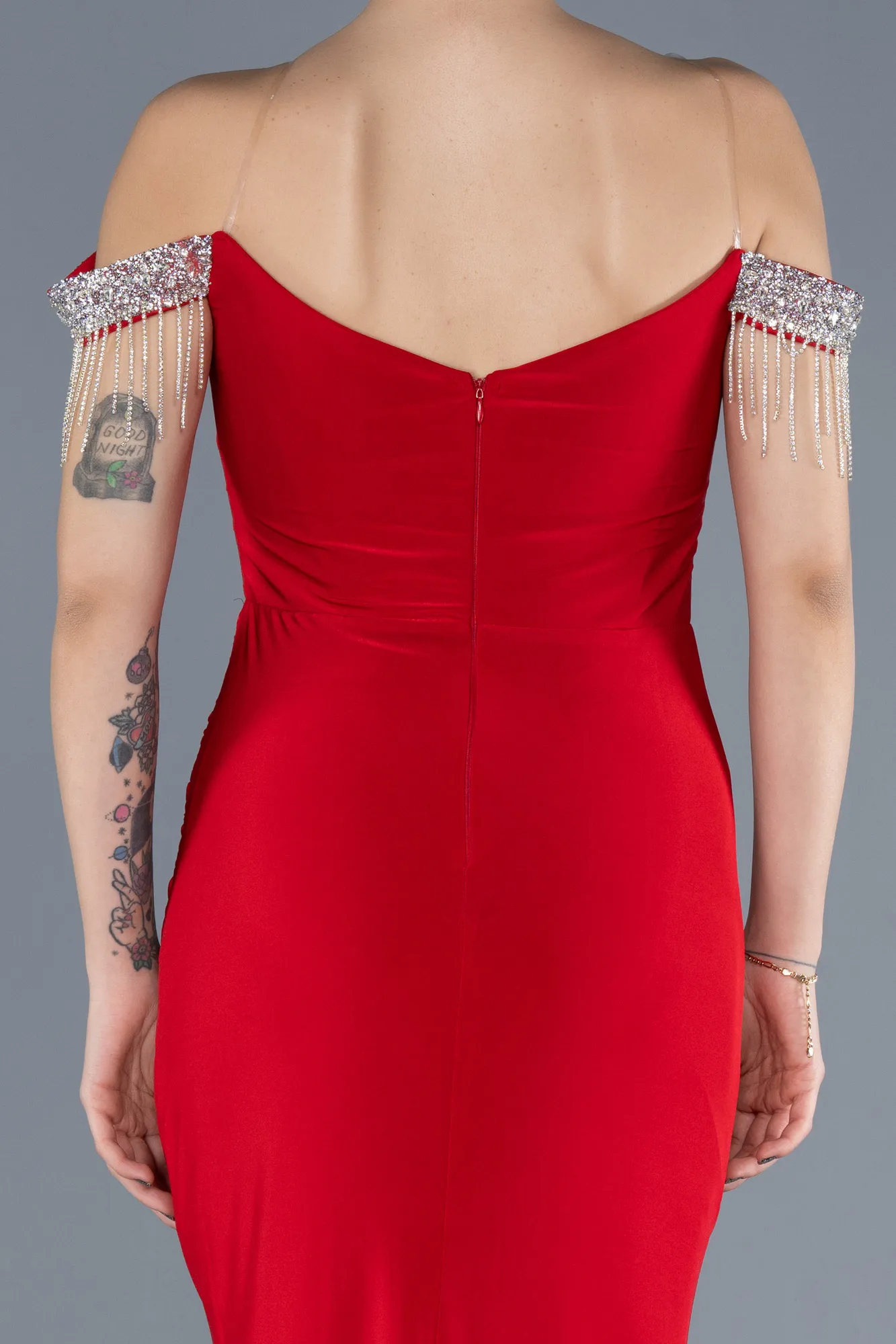 Red-Long Evening Dress ABU4553