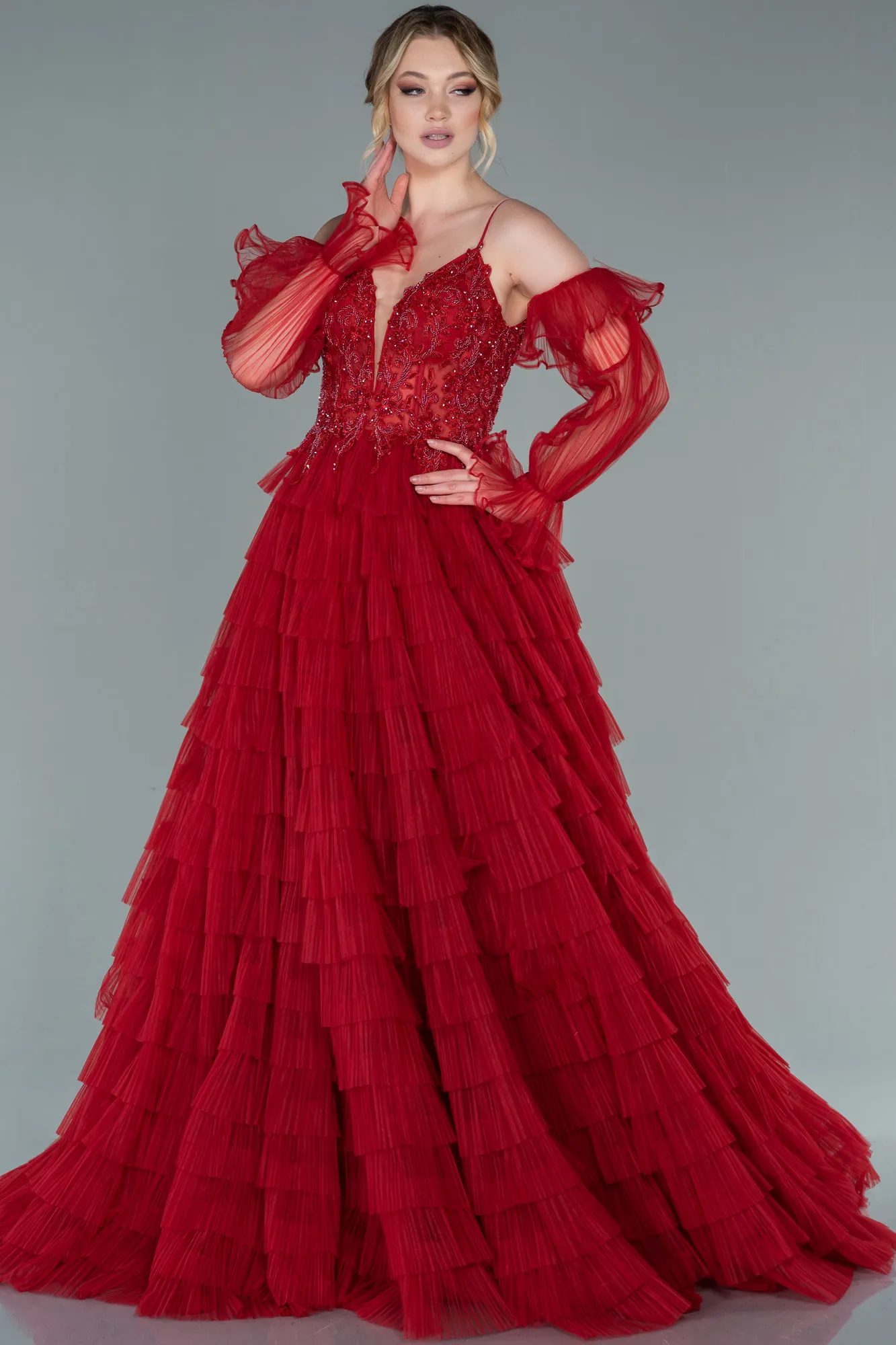 Red-Long Haute Couture ABU2328