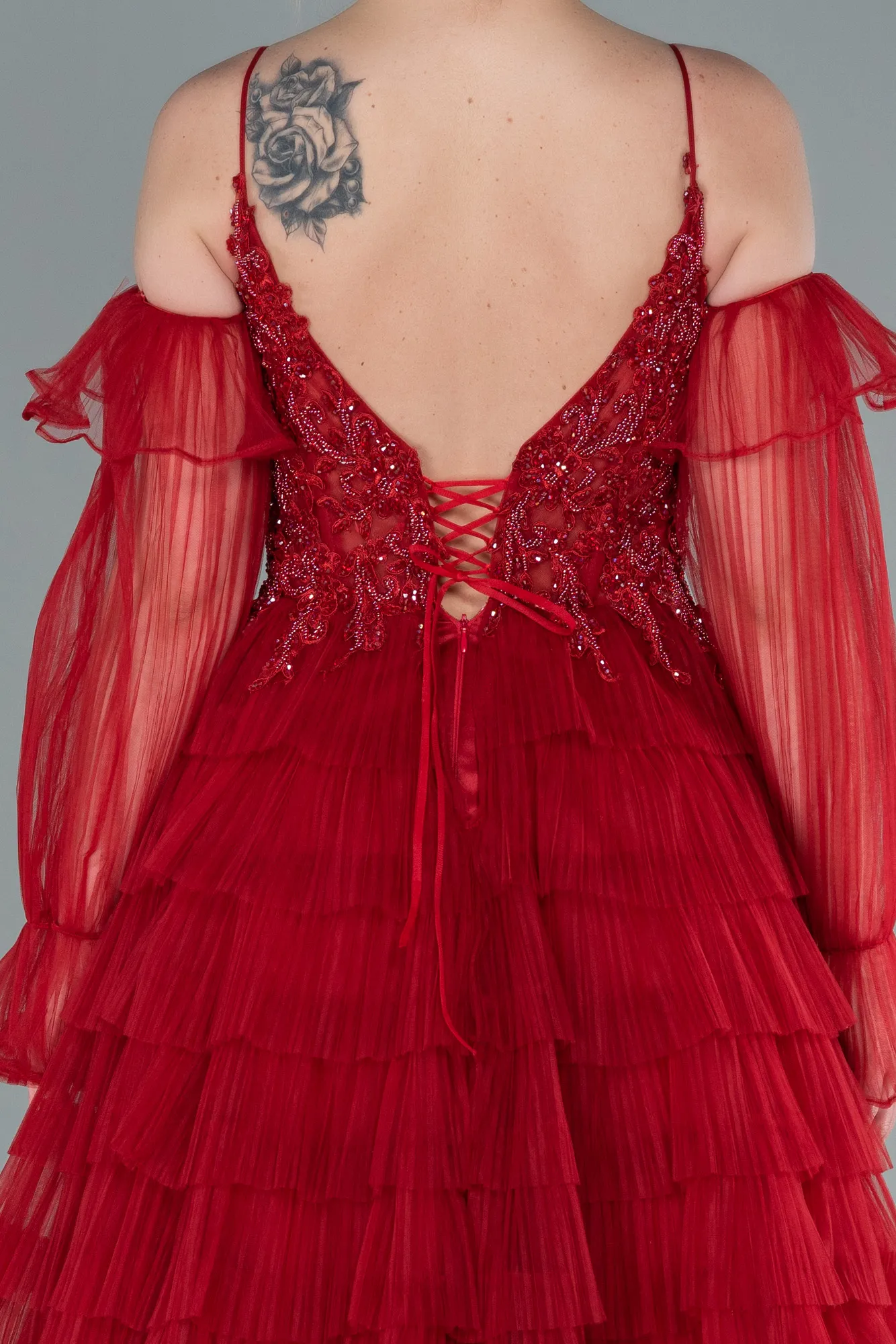 Red-Long Haute Couture ABU2328