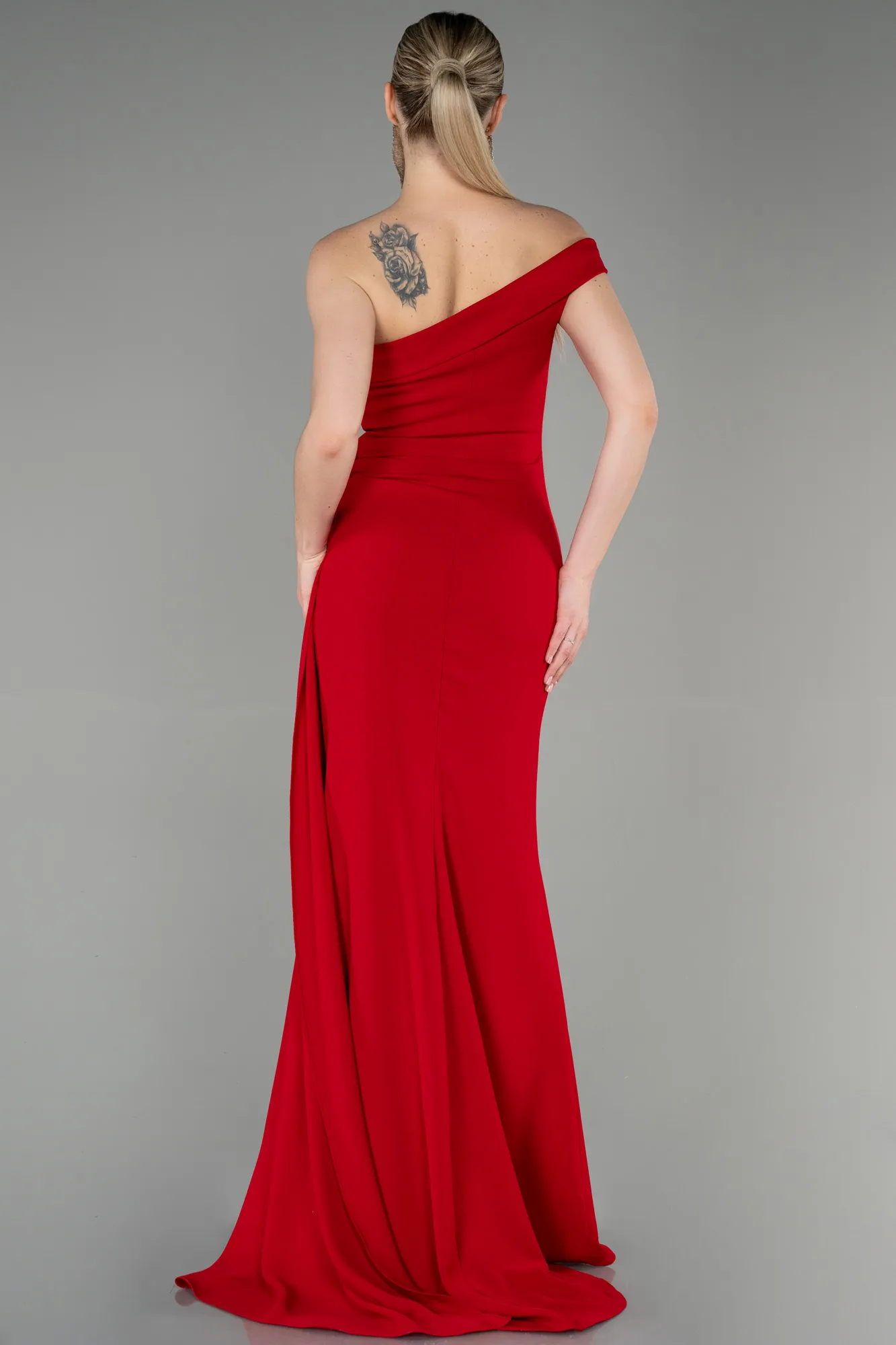 Red-Long Mermaid Prom Dress ABU3324